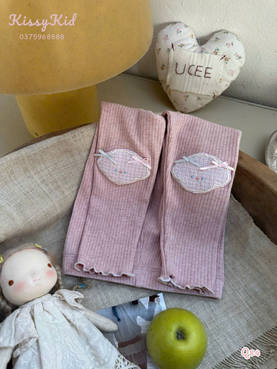 (Q84) Quần legging gấu thêu đám mây hãng Ucee Heyduck_thumbnail_0