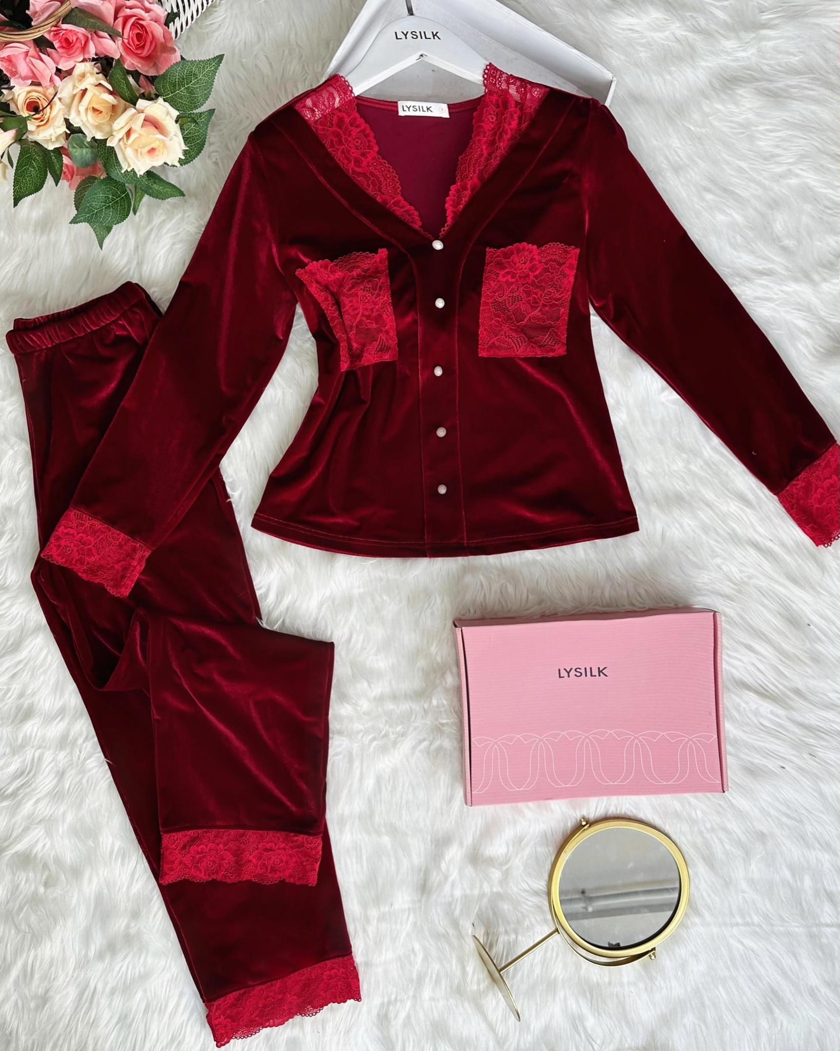 Bộ nhung áo dài, quần dài BN448_thumbnail_8