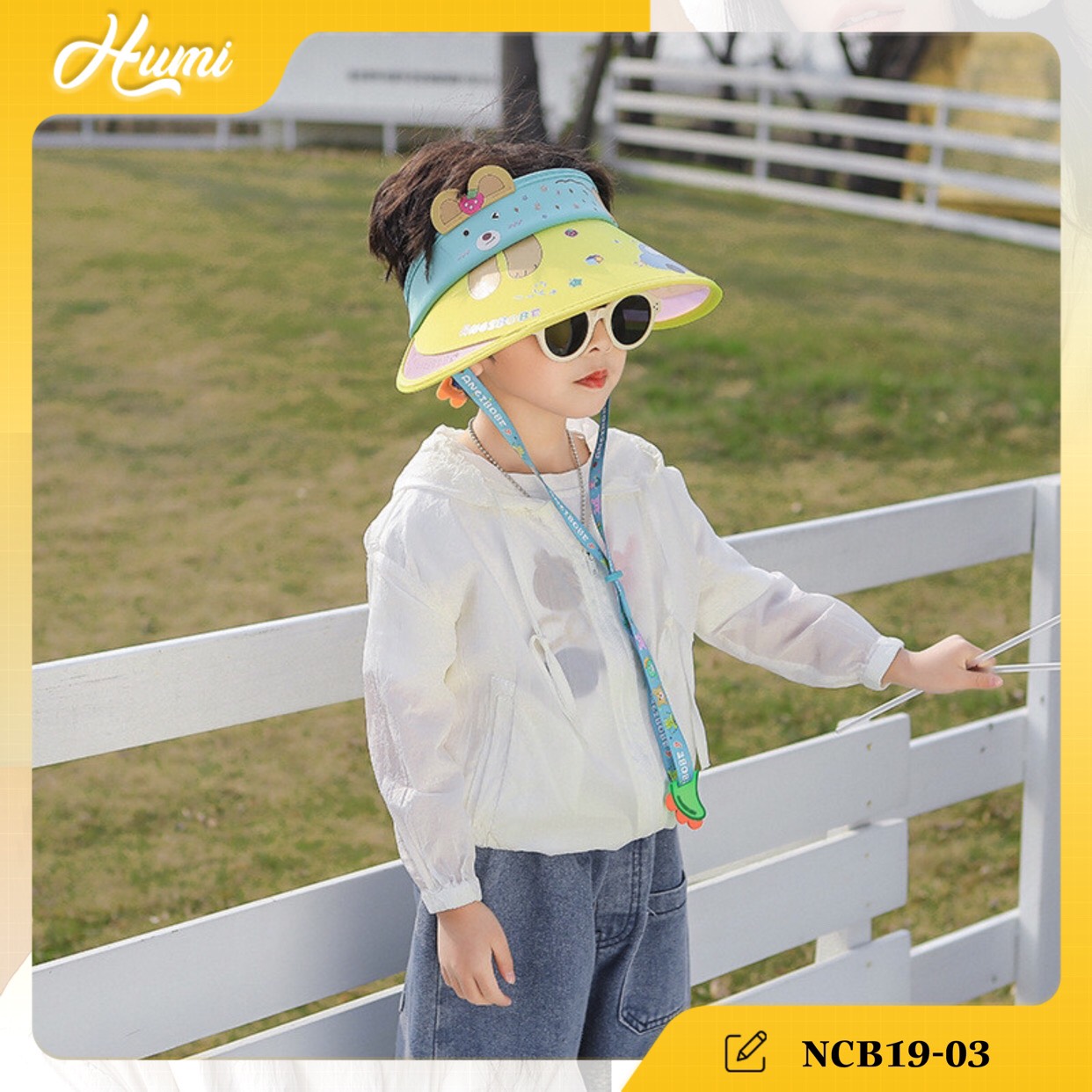 MŨ HỞ CHÓP CHỐNG UV CHO BÉ (NCB19-03)