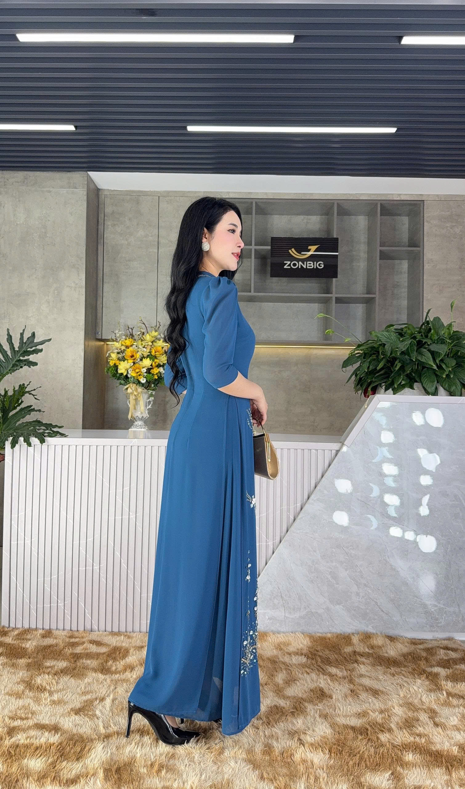 Đầm giả áo dài - Y1849 - Thương hiệu Zonbig_thumbnail_5