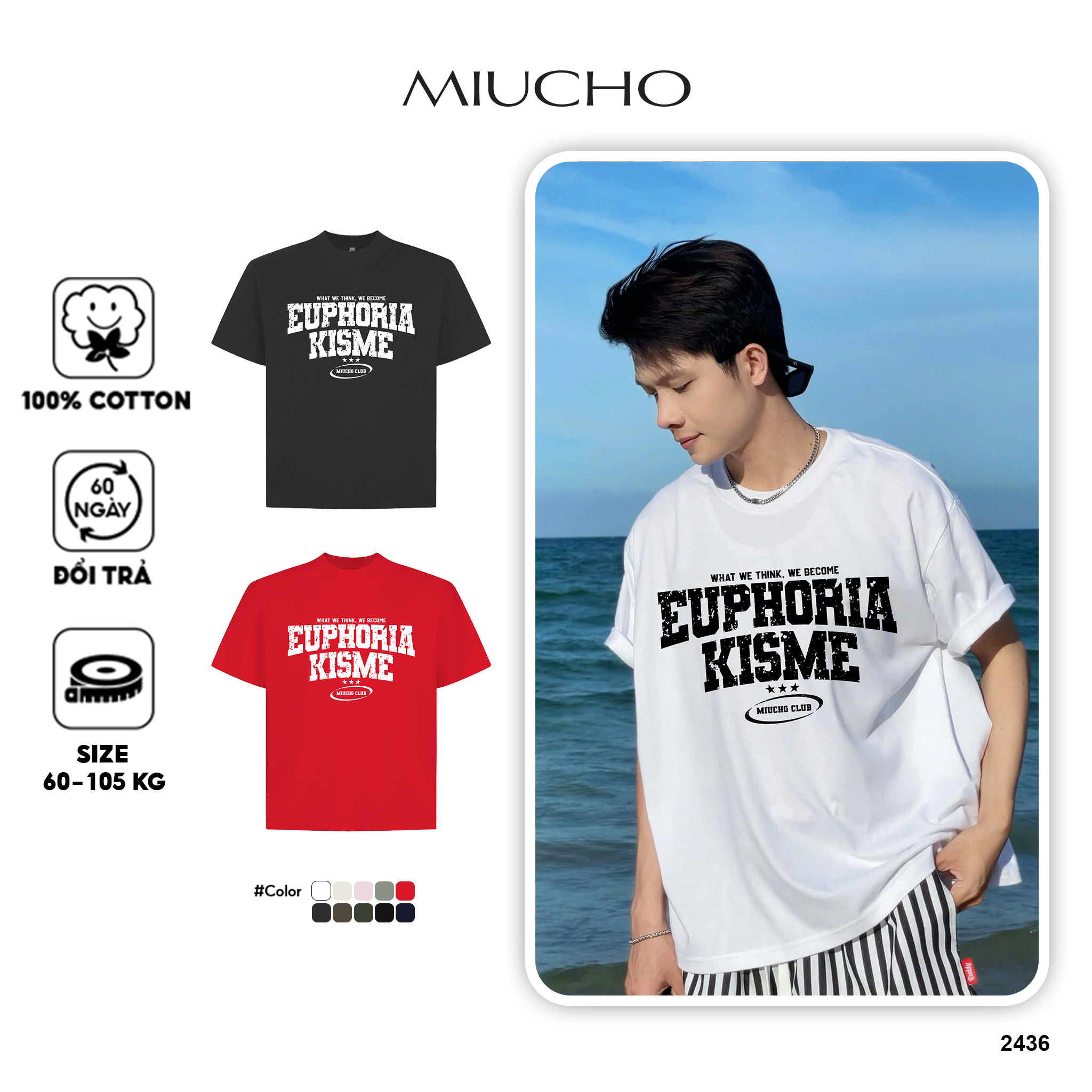 Áo thun form boxy street style AXD2436 Miucho Club vải 100% cotton co giãn thoáng mát in Mix_thumbnail_1