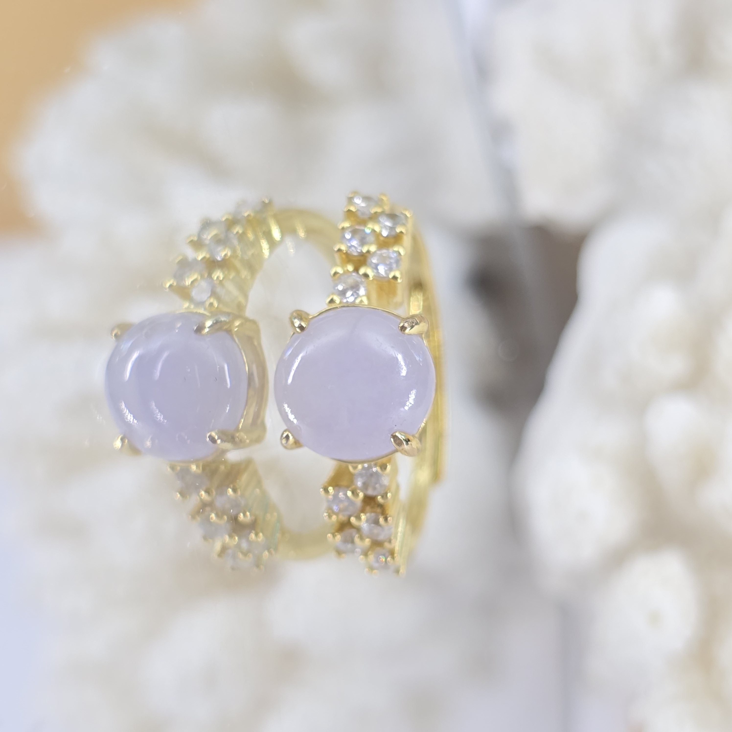 Nhẫn Đá Cẩm Thạch Phỉ Thúy Type A Myanmar Khung Bạc S925 Freesize