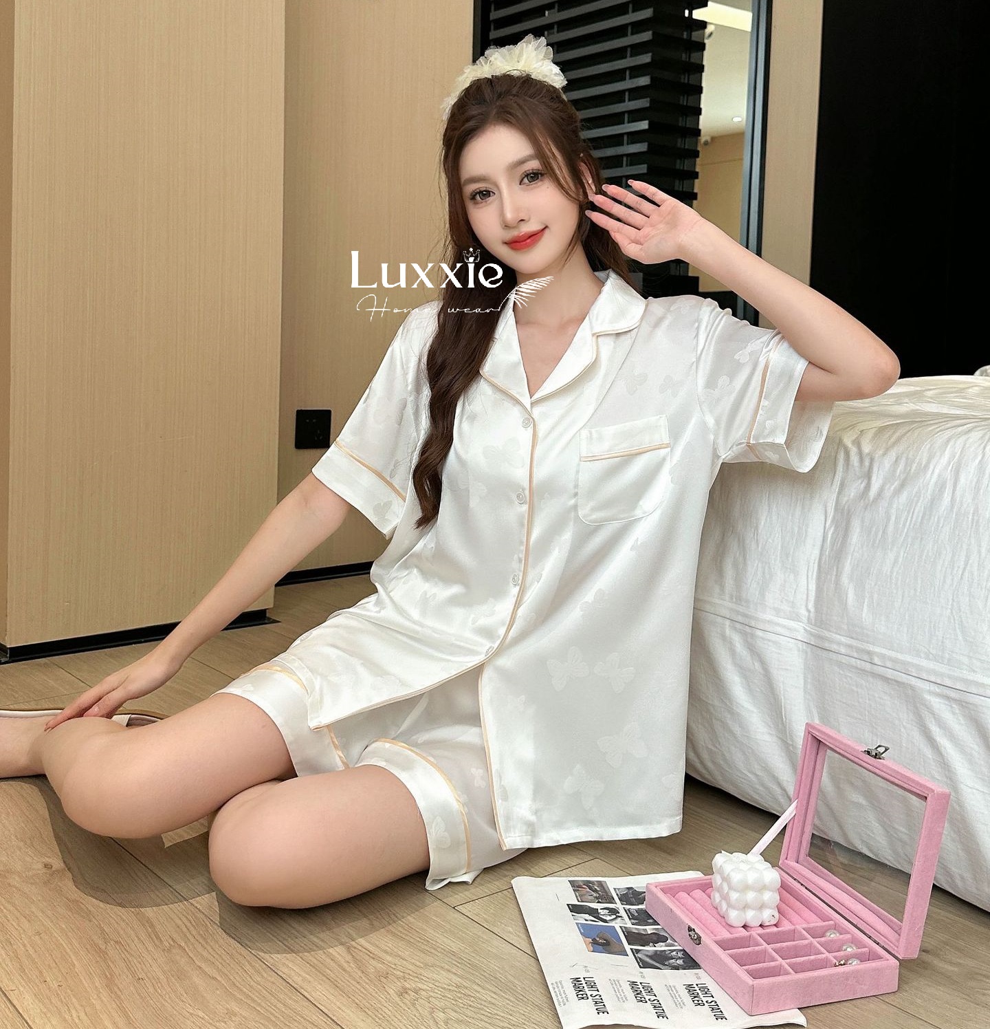 N41B set 3 món pijama lụa họa tiết bướm_thumbnail_2