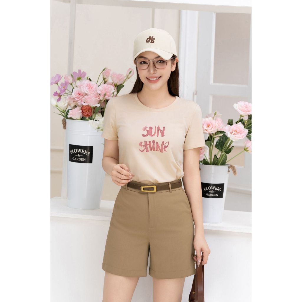 [Form Vừa] Áo phông nữ mùa hè dáng suông vừa chất liệu thun cotton thoáng mát - LOZA G0134_thumbnail_2