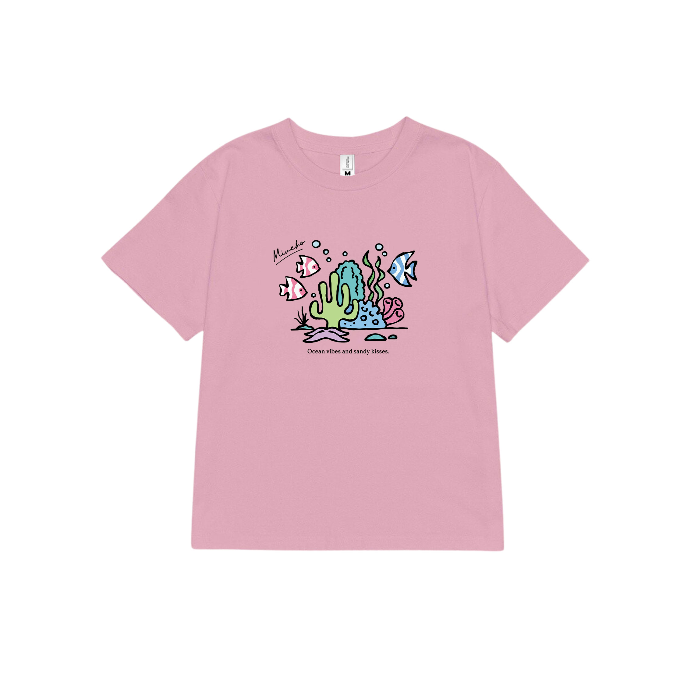 Áo thun baby tee form ôm xinh xắn mùa hè ABD1023 Miucho tay ngắn Cổ tròn hotrend in mix_thumbnail_9