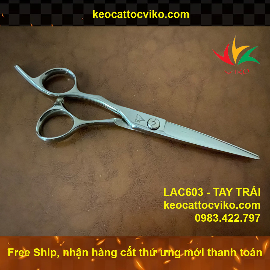Kéo cắt tóc VIKO AKAFUJI LAC-603 (tay trái) - bảo hành 1 năm_thumbnail_7