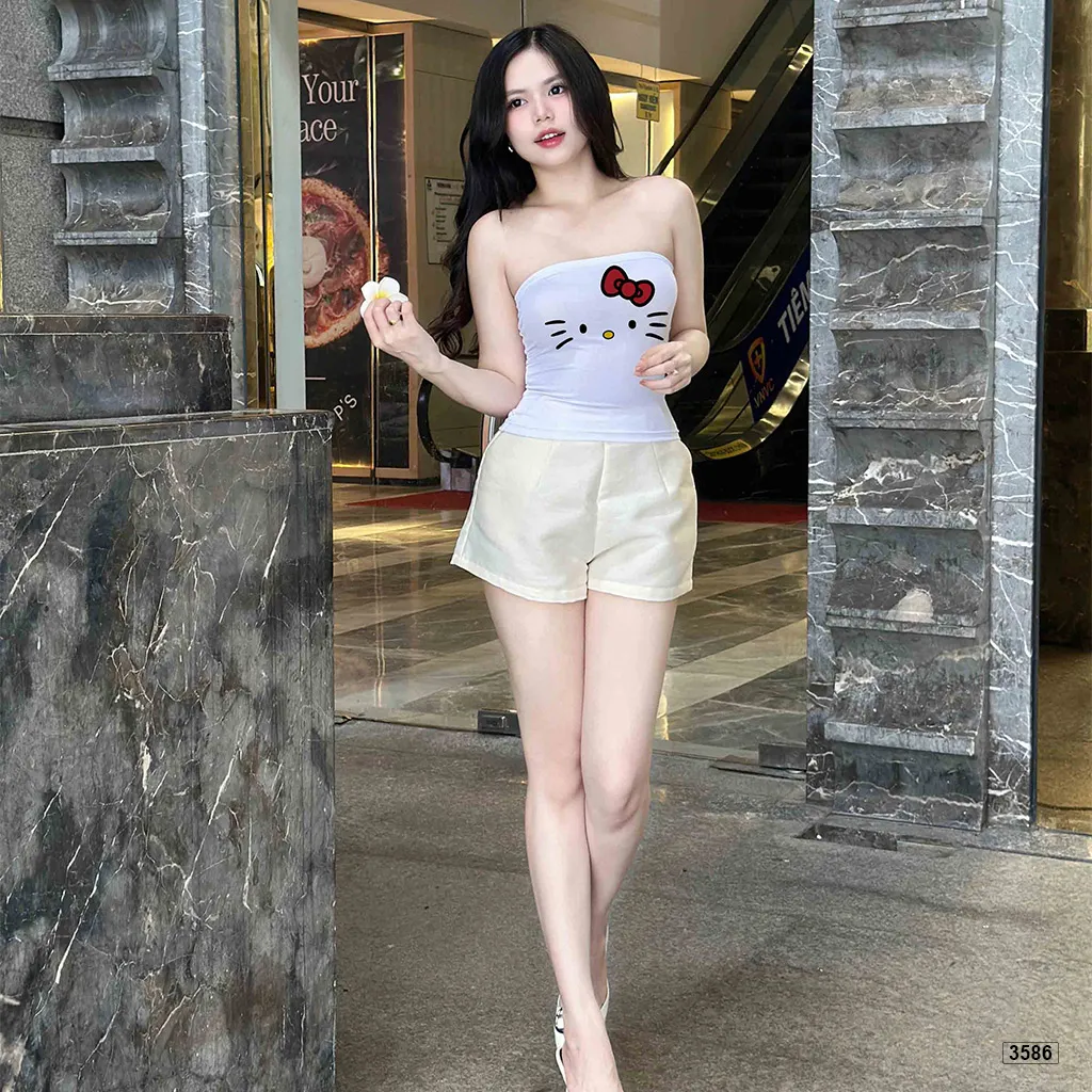 Áo quây tôn dáng sexy dễ thương kitty in mix Beezy 3586_thumbnail_5