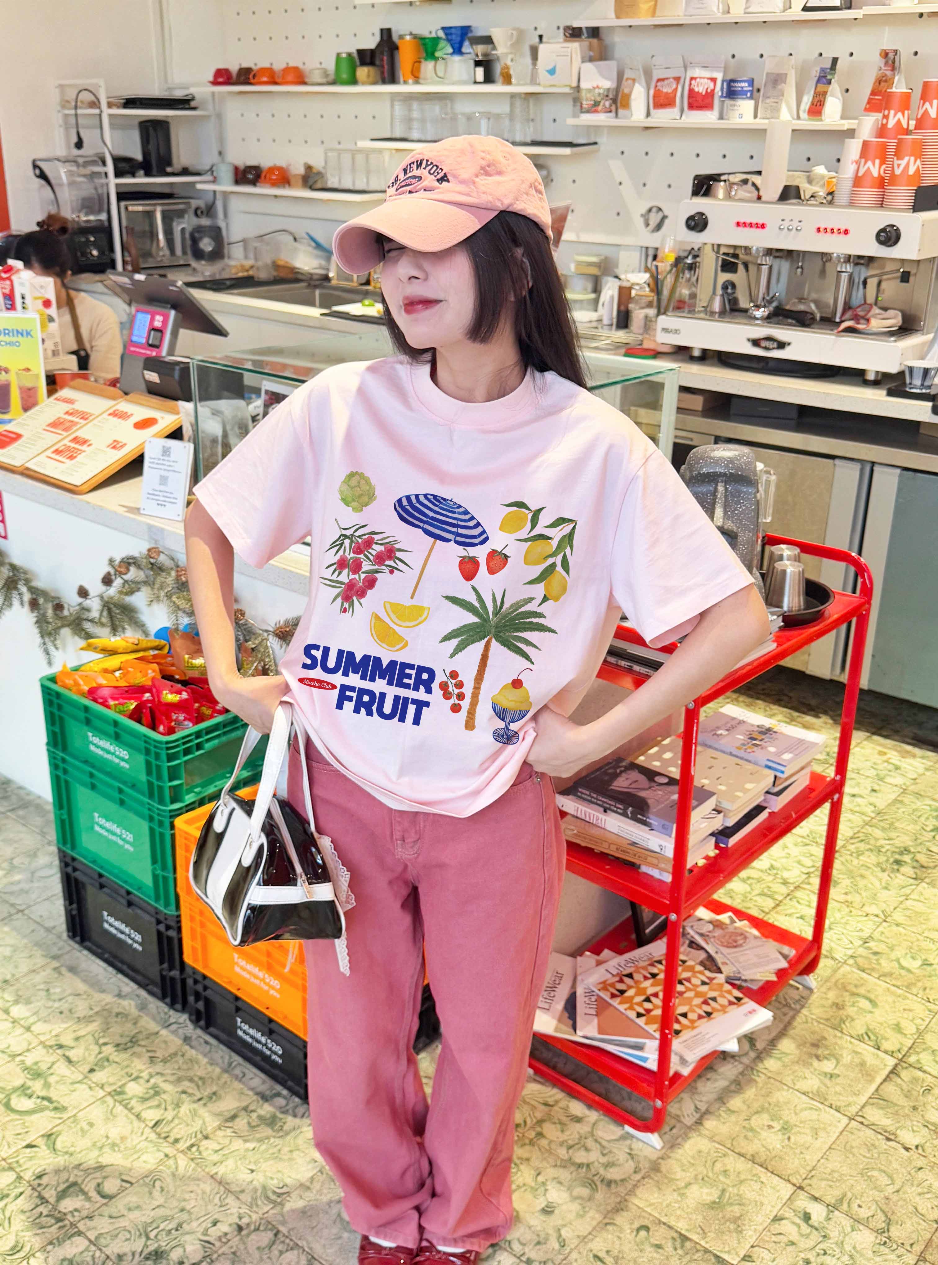 Áo thun boxy chill vibes 2104 Miucho cổ tròn vải cotton 2c 250gsm đứng form in mix_thumbnail_10