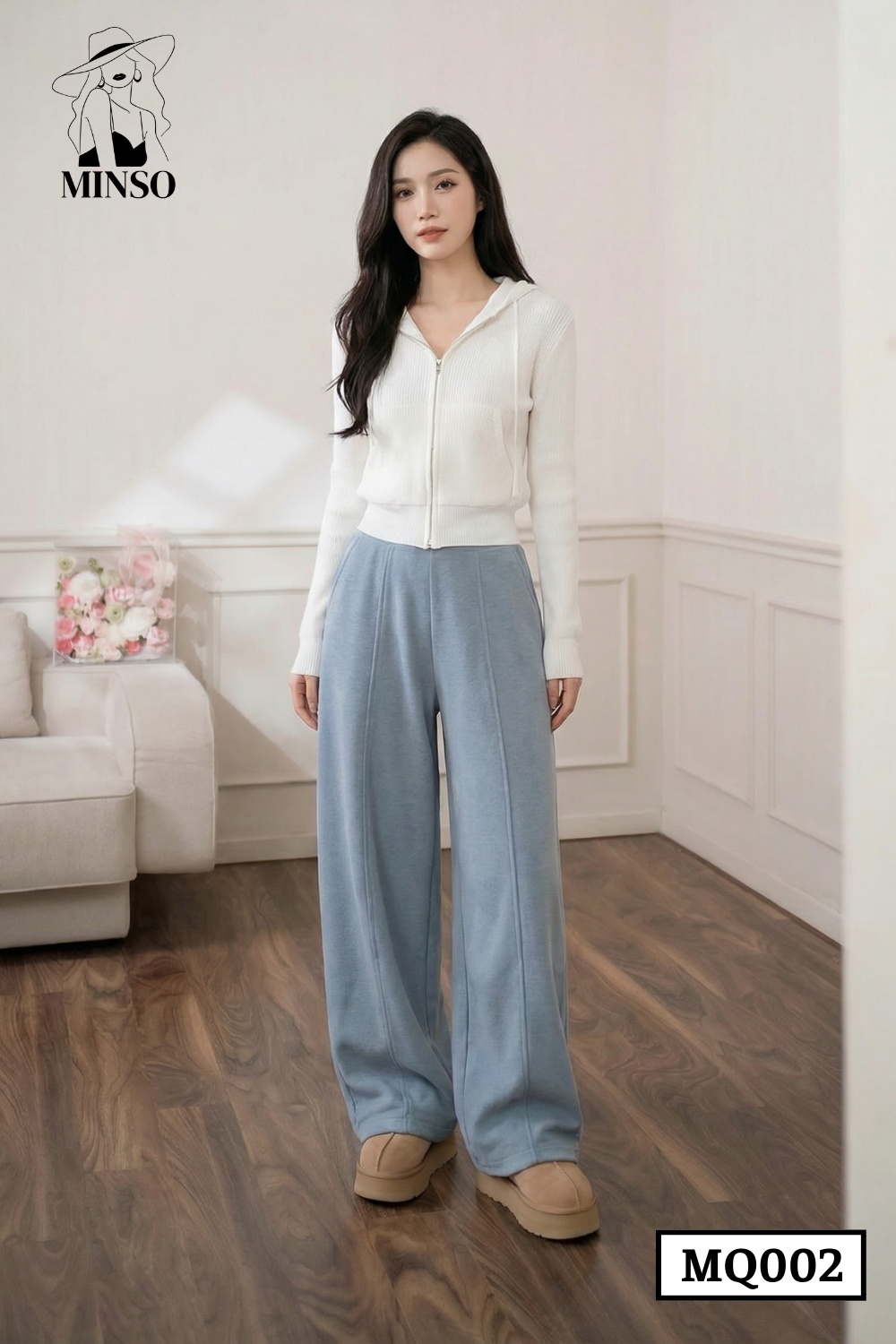 Quần culottes dáng suông ống rộng MQ002