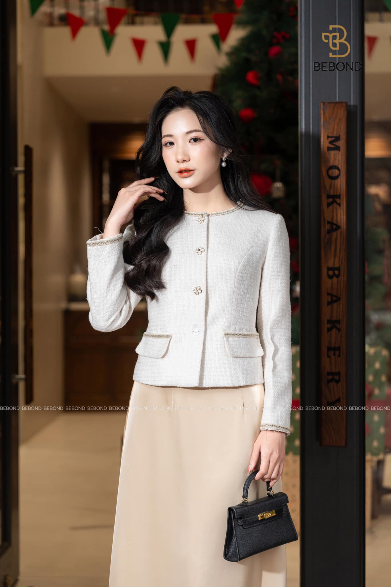 Áo vest dạ KEELIN màu TRẮNG KEM_thumbnail_0