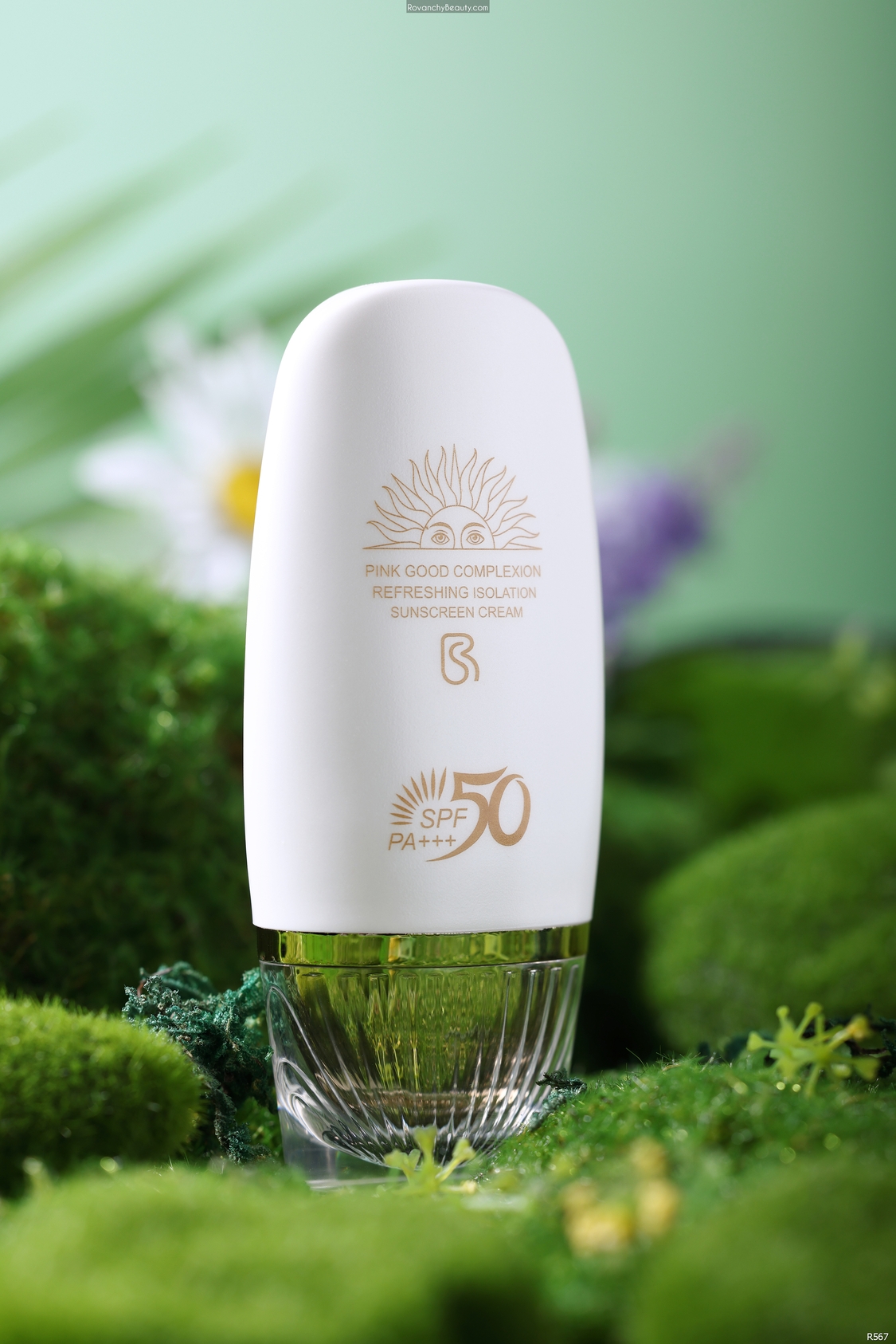 R567 Kem Chống Nắng ROVANCHY SPF90+ PA++++ - Dưỡng Ẩm, Kiềm Dầu, Chống Nước, Bảo Vệ Da Hoàn Hảo (30g)_thumbnail_5