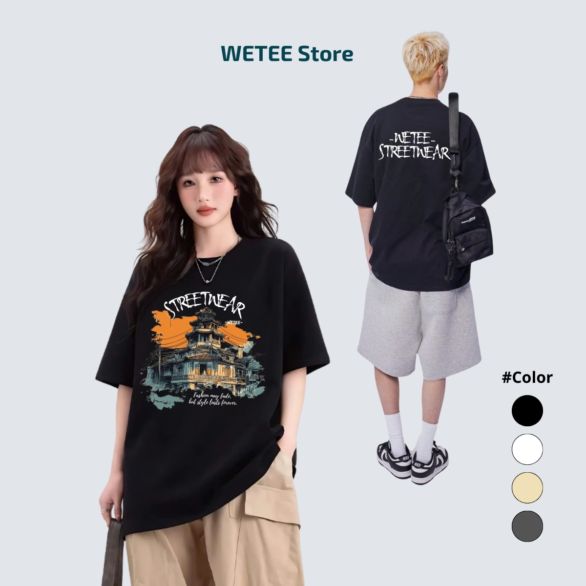 Áo thun local brand WE TEE Streetwear Vintage unisex nam nữ- WU0980 WU0980