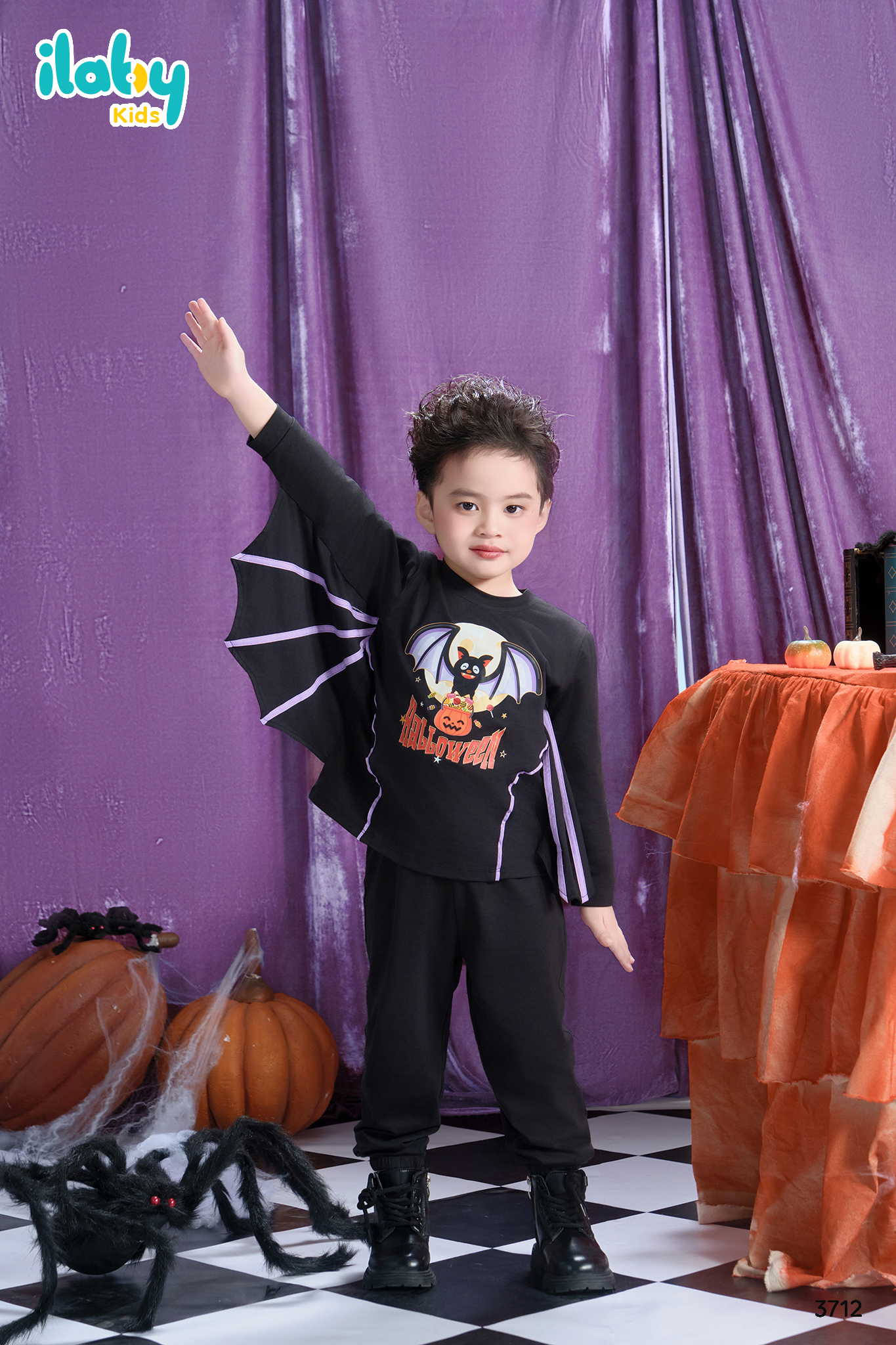 Bộ thun in hình cánh dơi