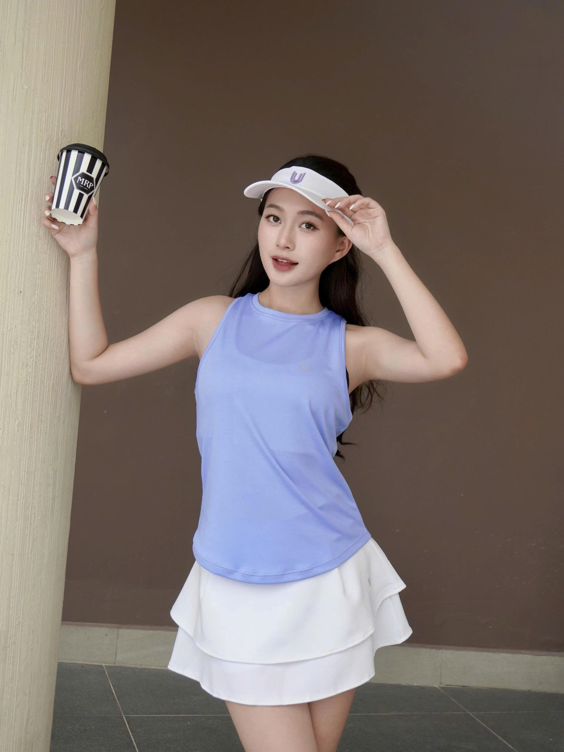 Áo thể thao Basic Tank Top ba lỗ nữ khoác ngoài_thumbnail_14