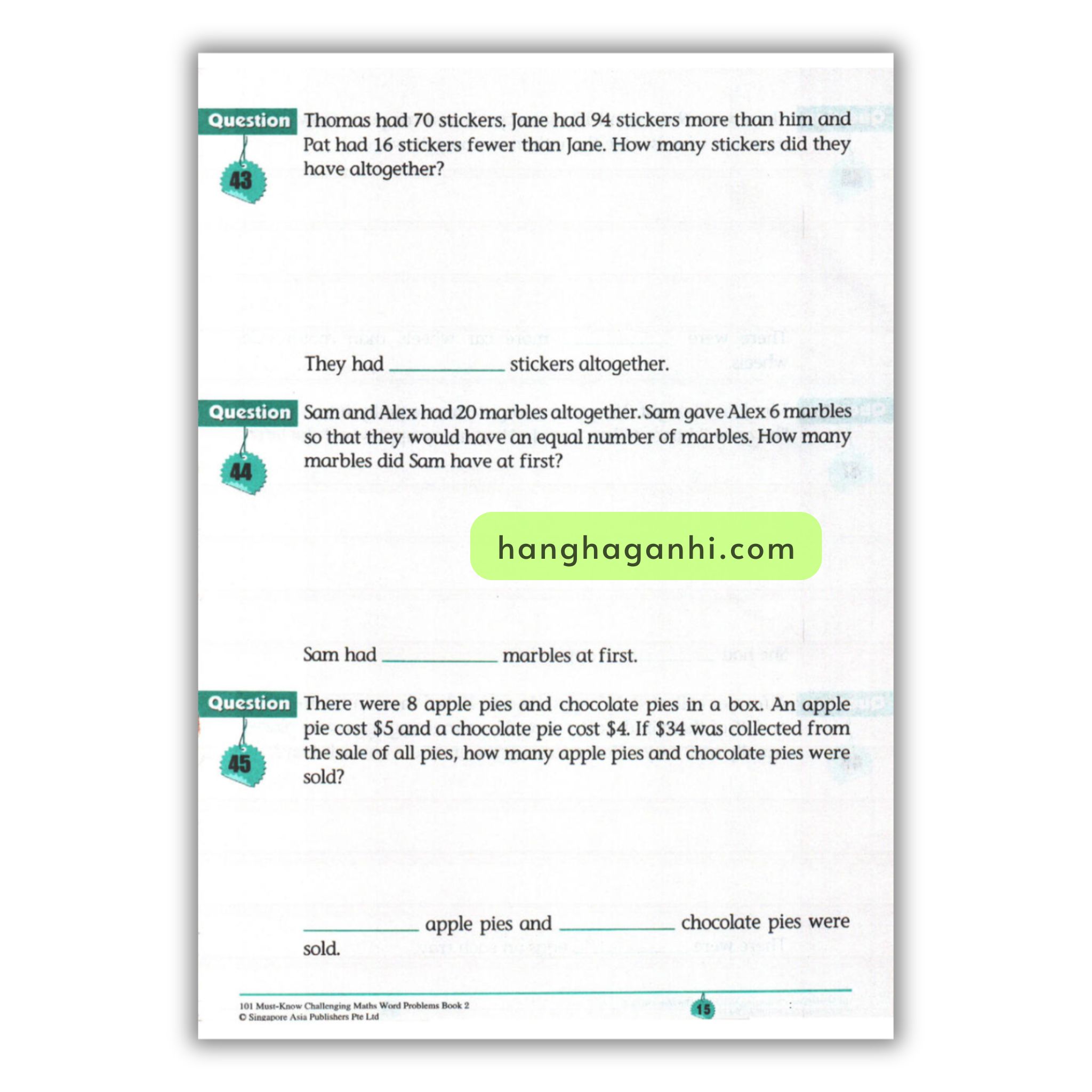 [Sách] 101 Must- Know Challenging Maths Word Problems Book 2_thumbnail_7