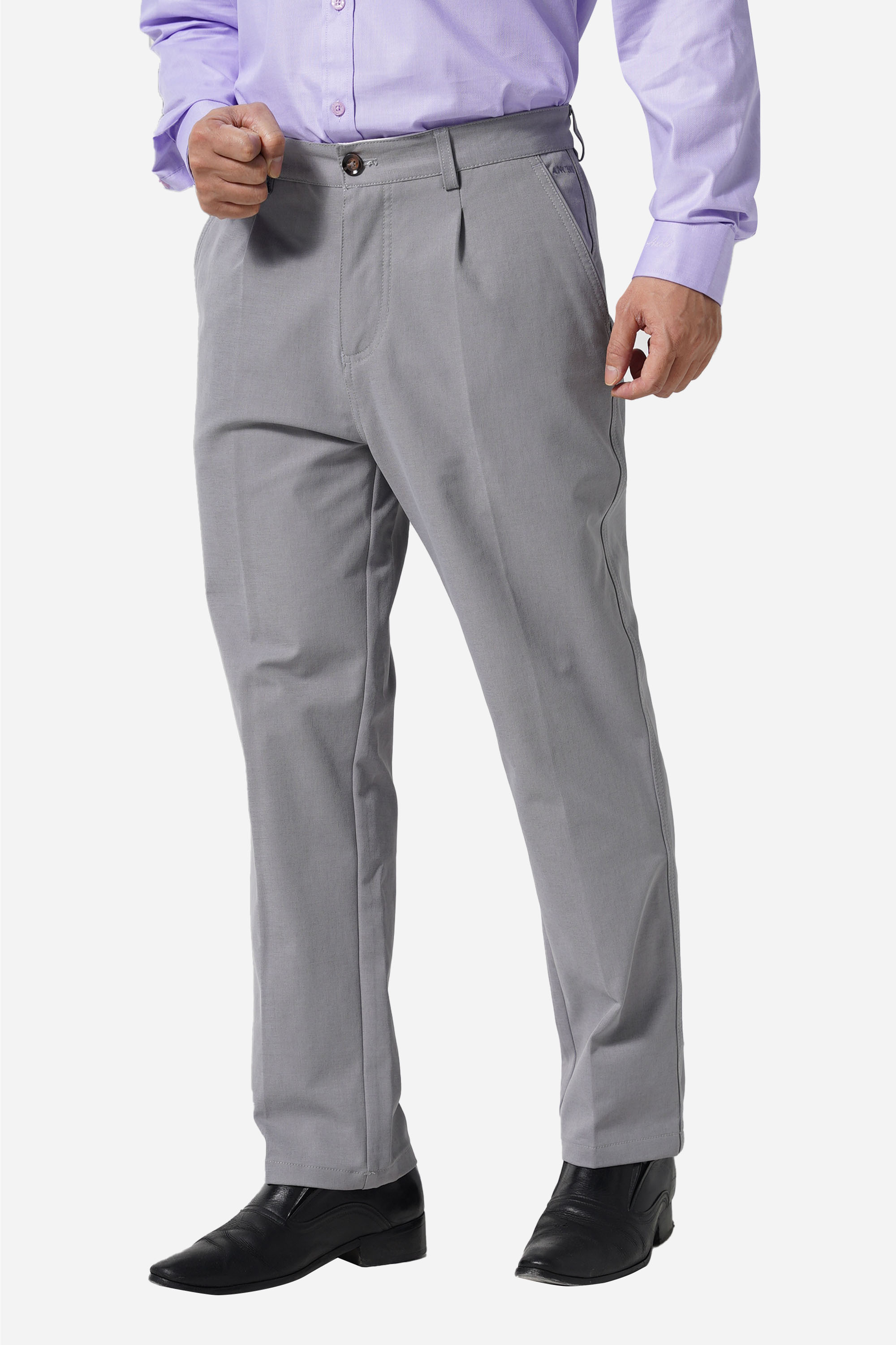 Quần Kaki Mềm 1 Li Nam Trung Niên ANCHI Chất Liệu Cotton Phom Suông Ống Rộng Cao Cấp_thumbnail_16