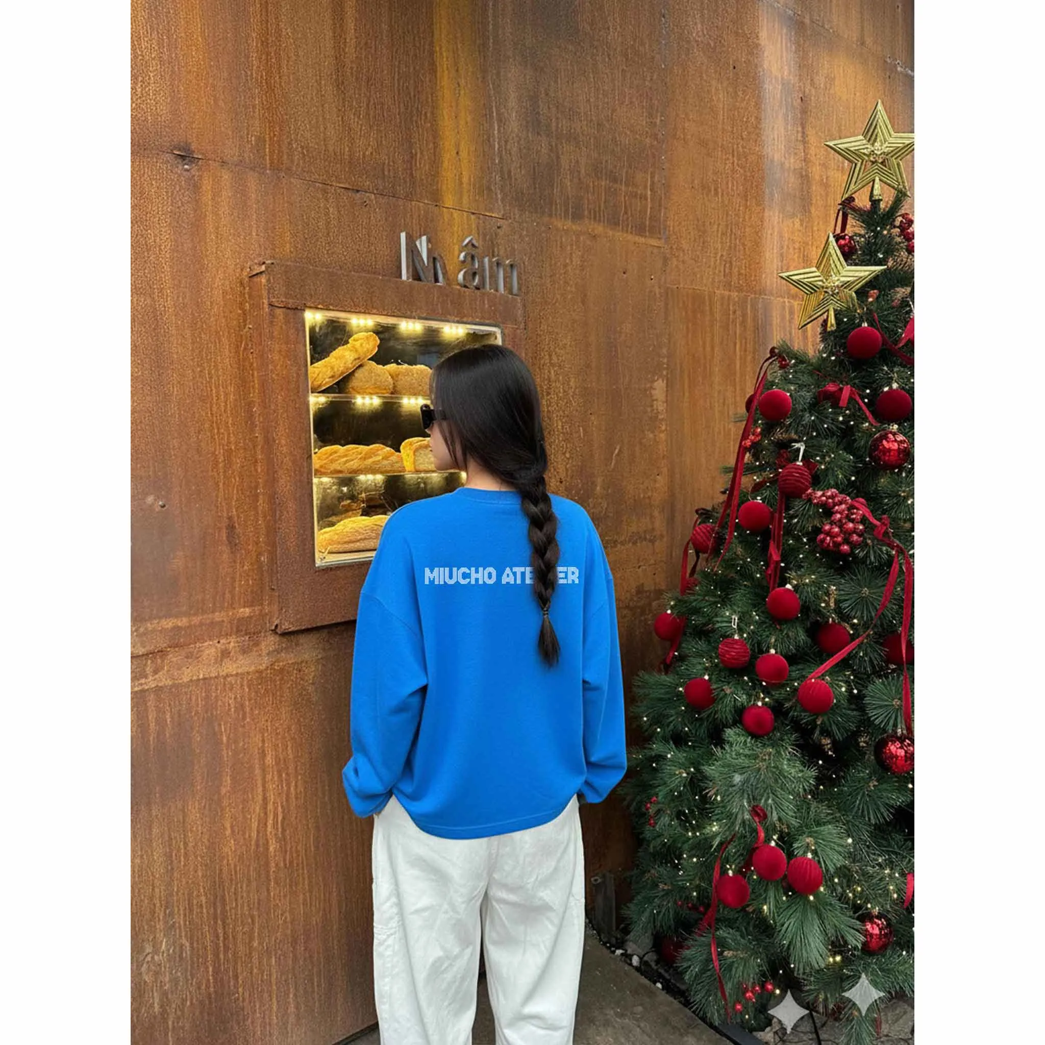 Áo thun boxy tay dài nam nữ Miucho Atelier cotton thoáng mát cổ tròn dễ phối đồ in mix 2689_thumbnail_5