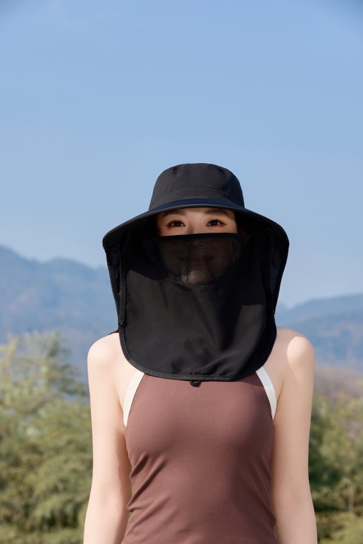 Mũ bucket Golf Hàn Quốc có che gáy & che mặt dành cho nữ HZ2515_thumbnail_3