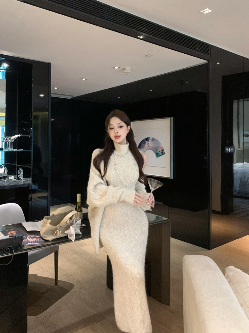 Set Len + Áo Choàng Ôm Body Sang Chảnh_thumbnail_2