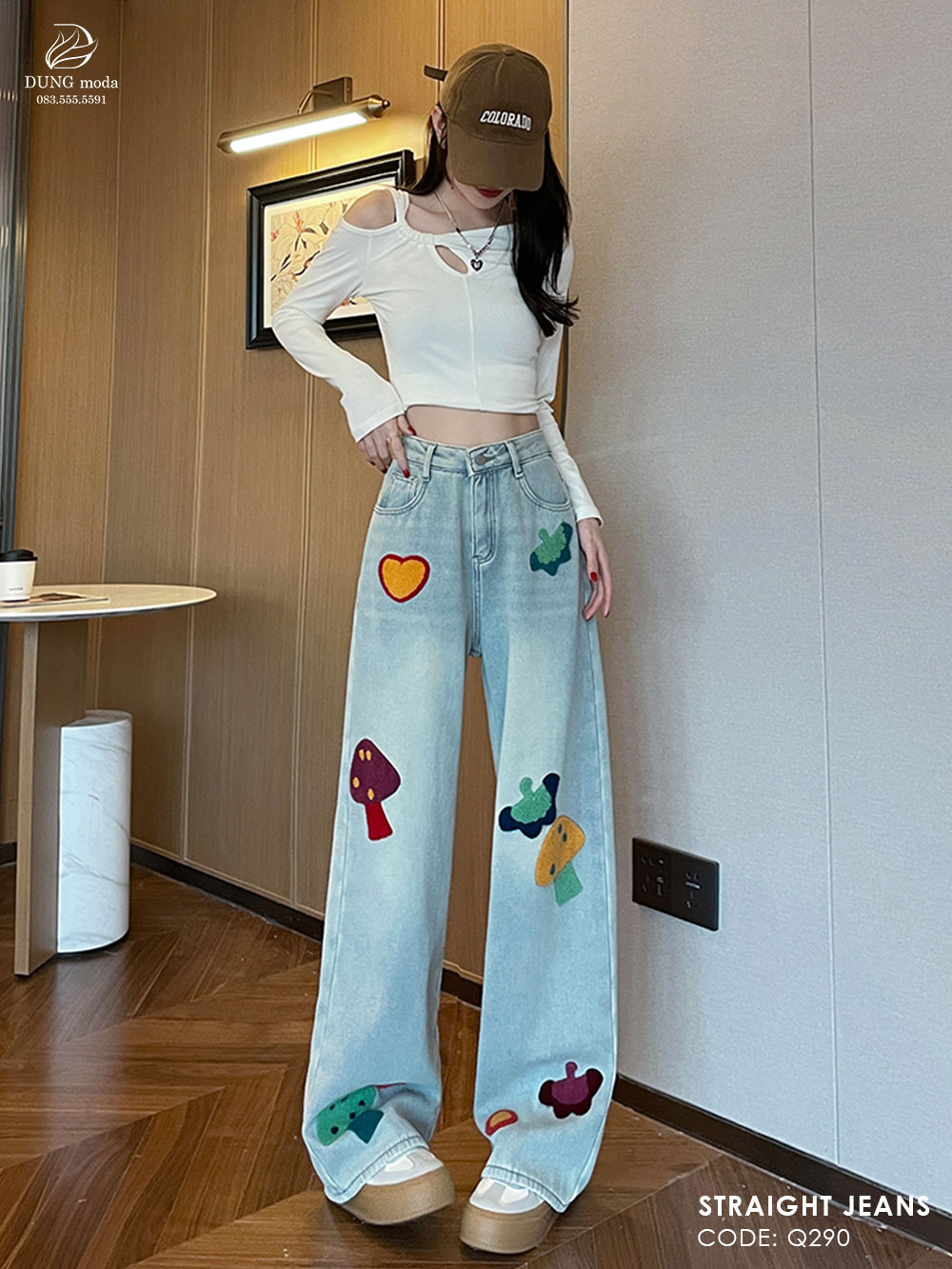 Quần Jean Suông DungModa Q290 8898_thumbnail_1