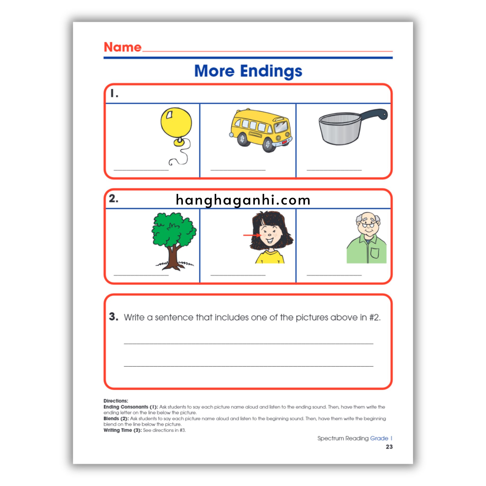 Sách Spectrum Reading Workbook Grade 1_thumbnail_12