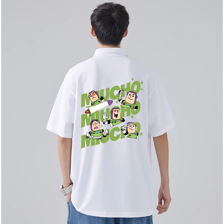 Áo polo nam đứng form tôn dáng PLD831 Miucho Man tay ngắn vải cotton Cổ trụ in mix_thumbnail_3