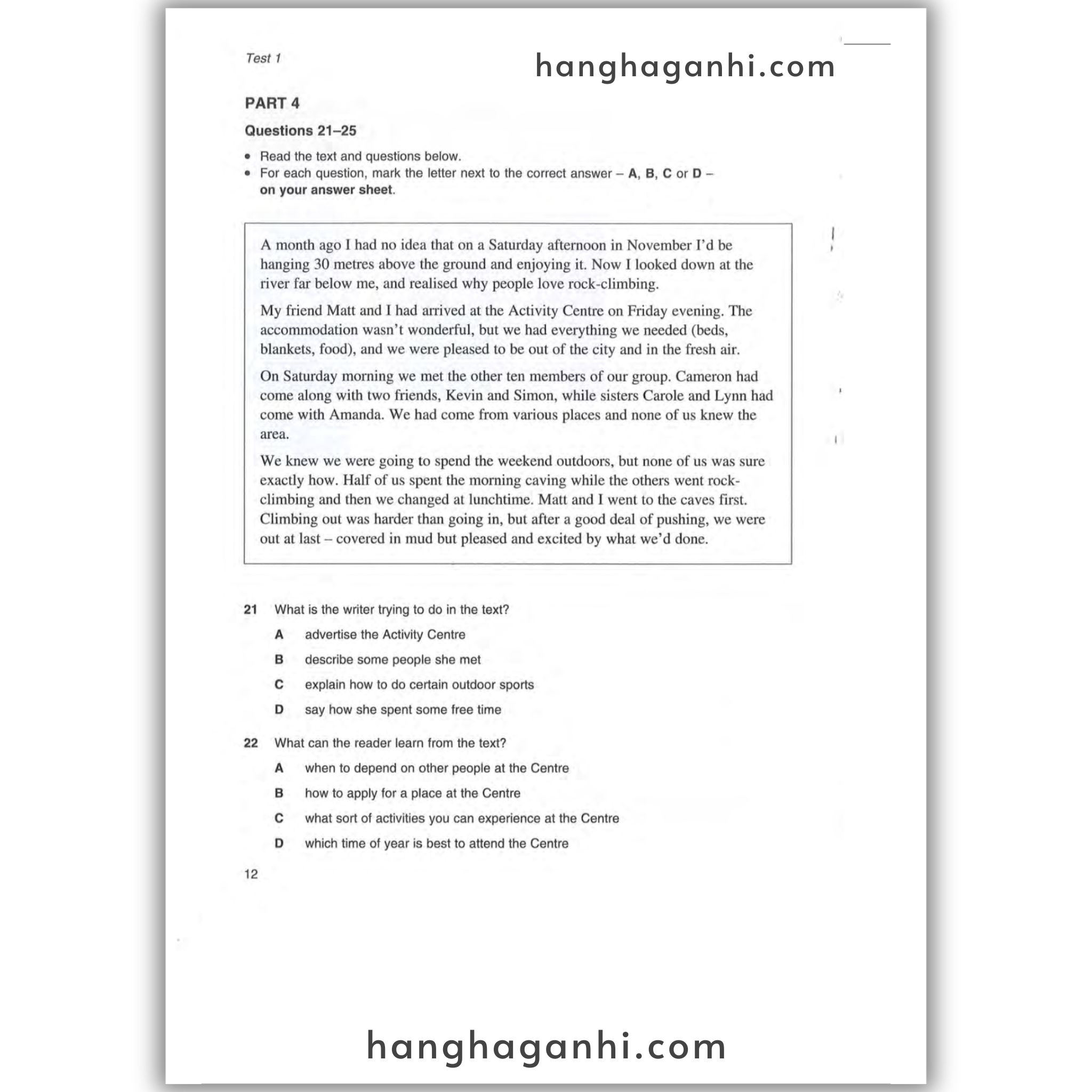 [Sách] Cambridge English Preliminary – Preliminary English Test (PET) 2 With Answers_thumbnail_14