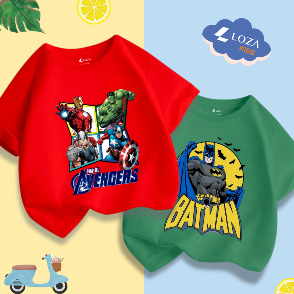 Áo thun bé trai in hình BST Marvel - Loza Kids Mã CA007_thumbnail_1
