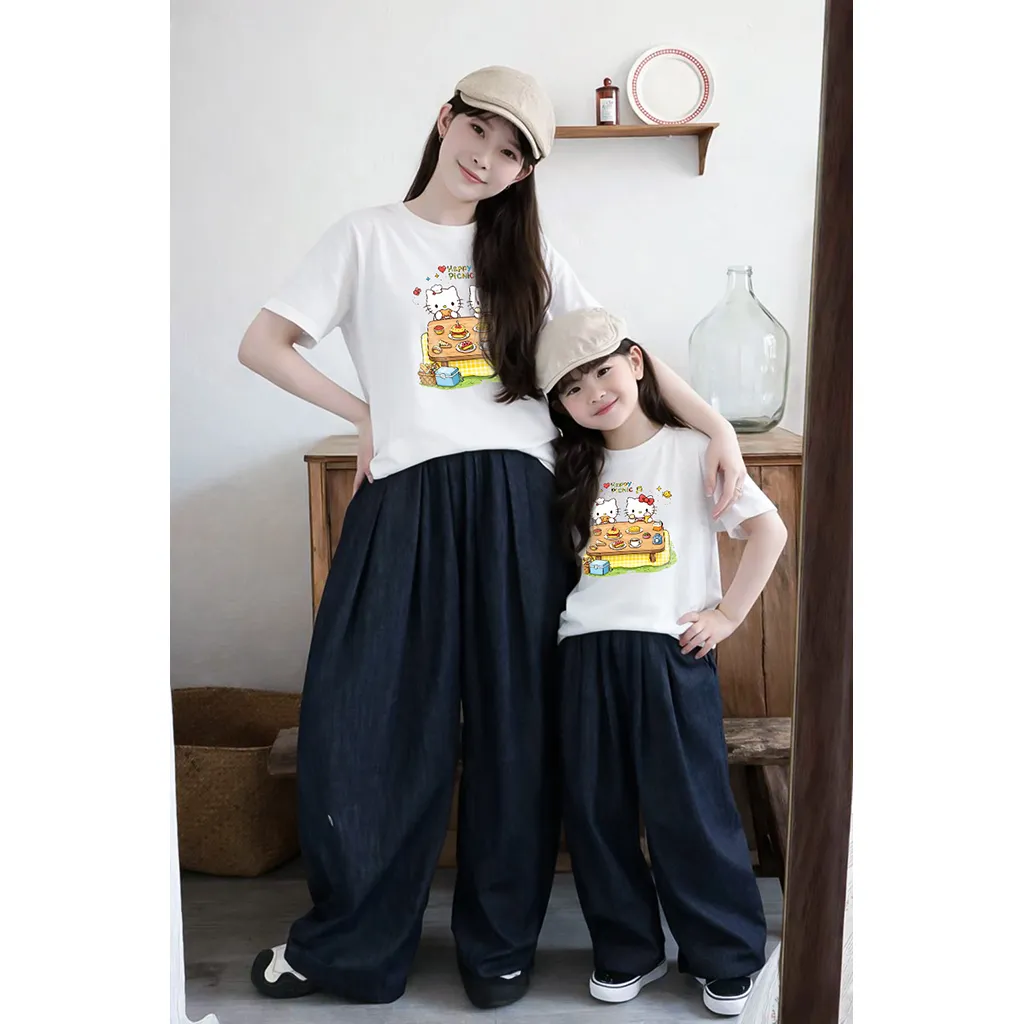 Áo thun mẹ và bé Kittie dễ thương Kado 3090_thumbnail_3