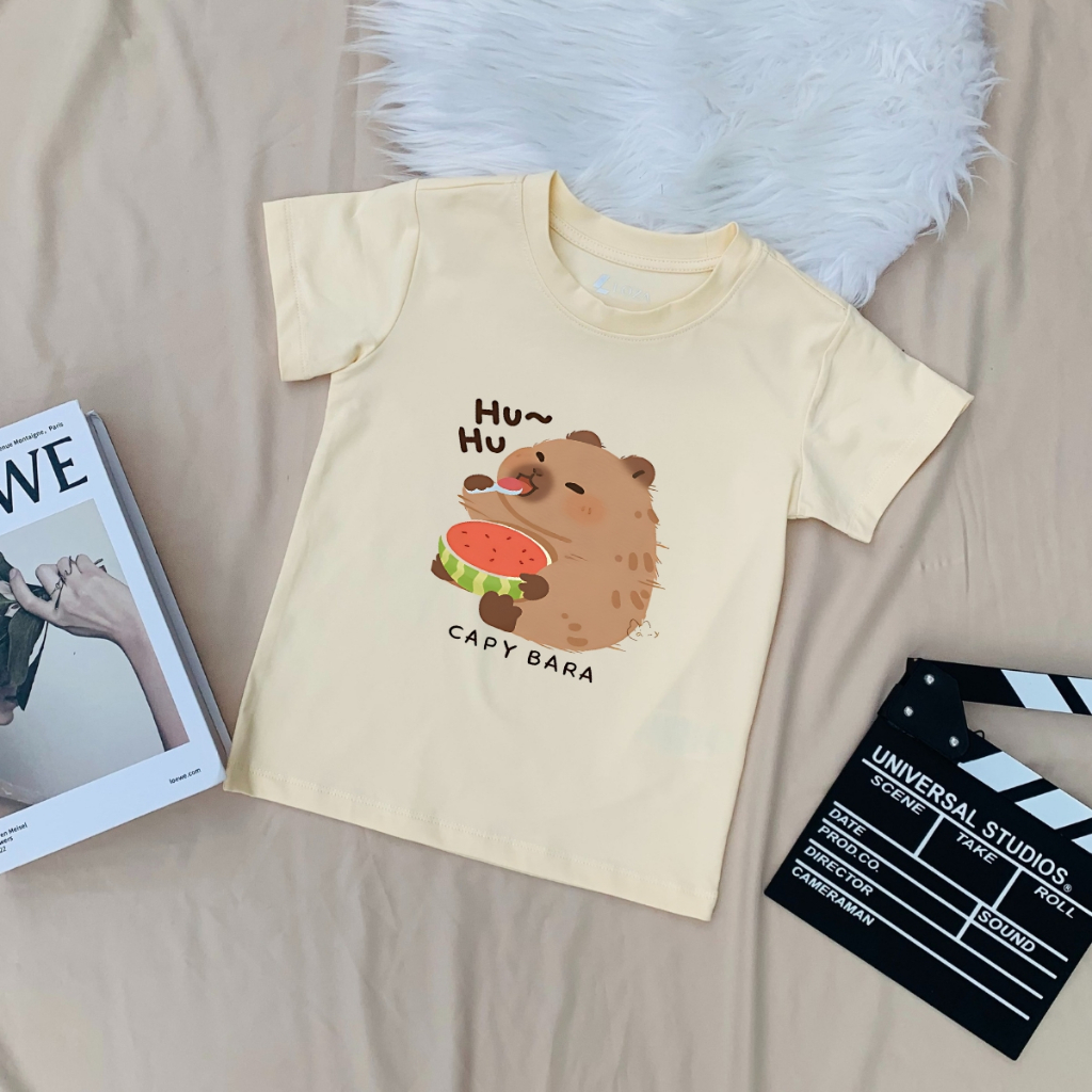 Áo thun trẻ em in hình Capybara - Loza Kids G0201_thumbnail_5