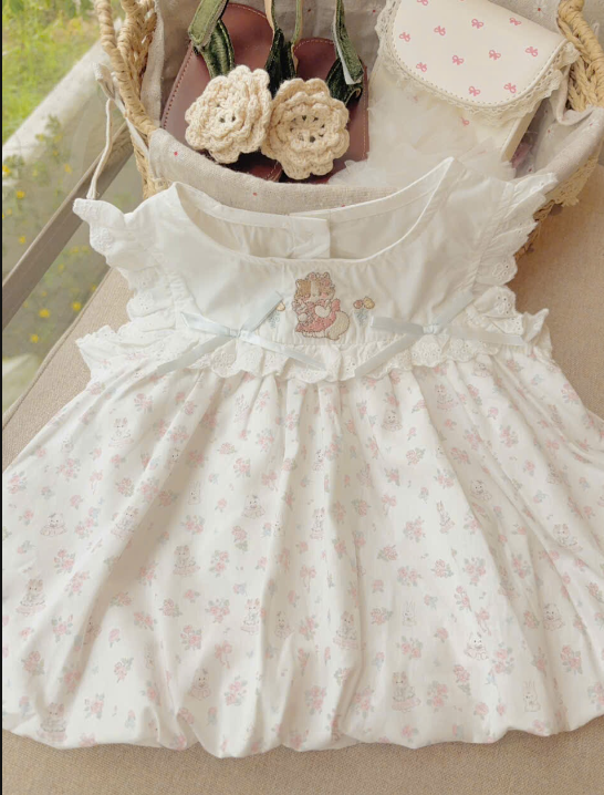 D21 - U272231- Áo thô bèo hoa nhí vải mềm UCEE