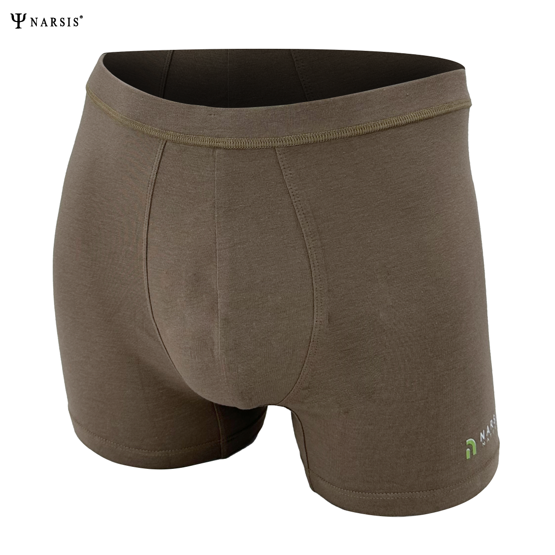 Quần lót đùi nam Narsis F23008 chất cotton spandex, đàn hồi tốt, chống nhăn.