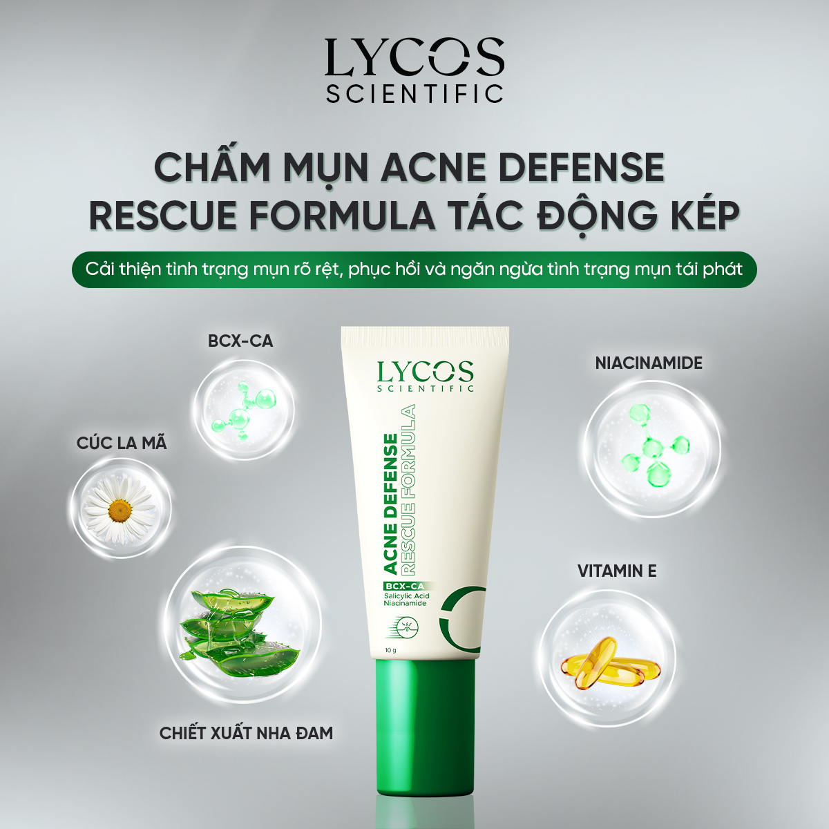 Kem Chấm Mụn LYCOS Acne Defense Rescue Formula Hỗ Trợ Làm Khô Cồi, Làm Dịu Và Chăm Sóc Vùng Da Mụn10g_thumbnail_26