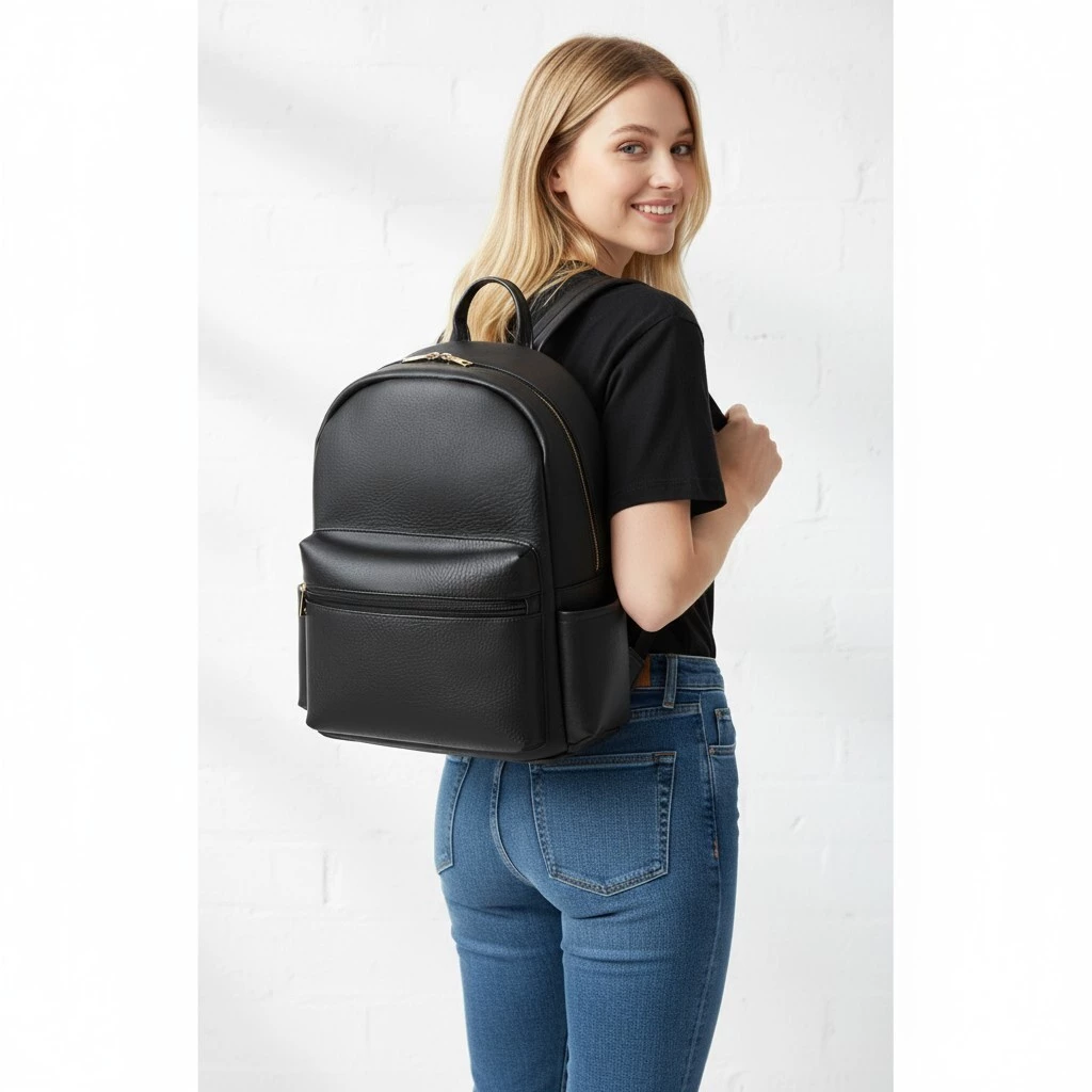 Balo da cao cấp nam nữ, balo đựng laptop 15 inch