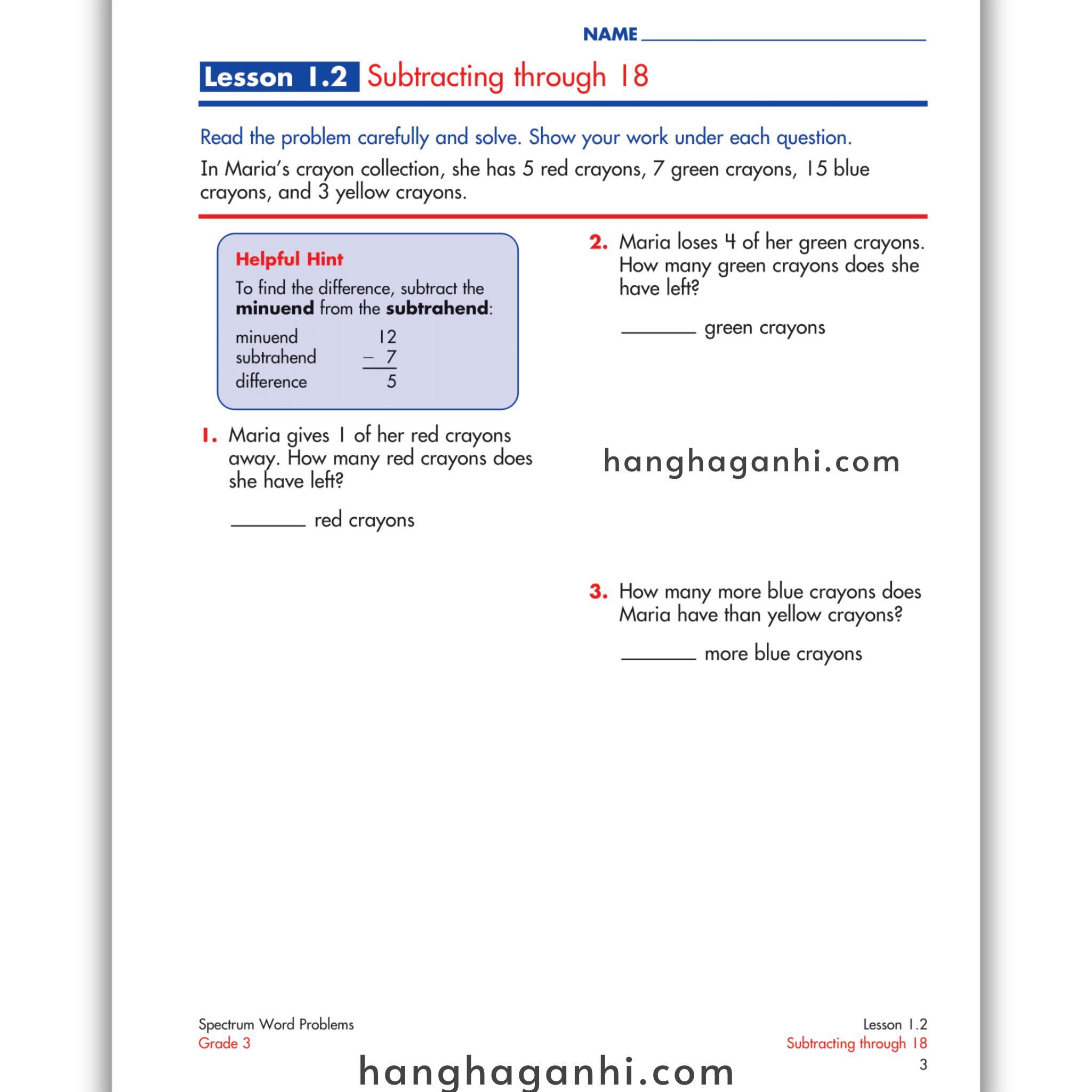 Sách Spectrum Word Problems Workbook Grade 3_thumbnail_14