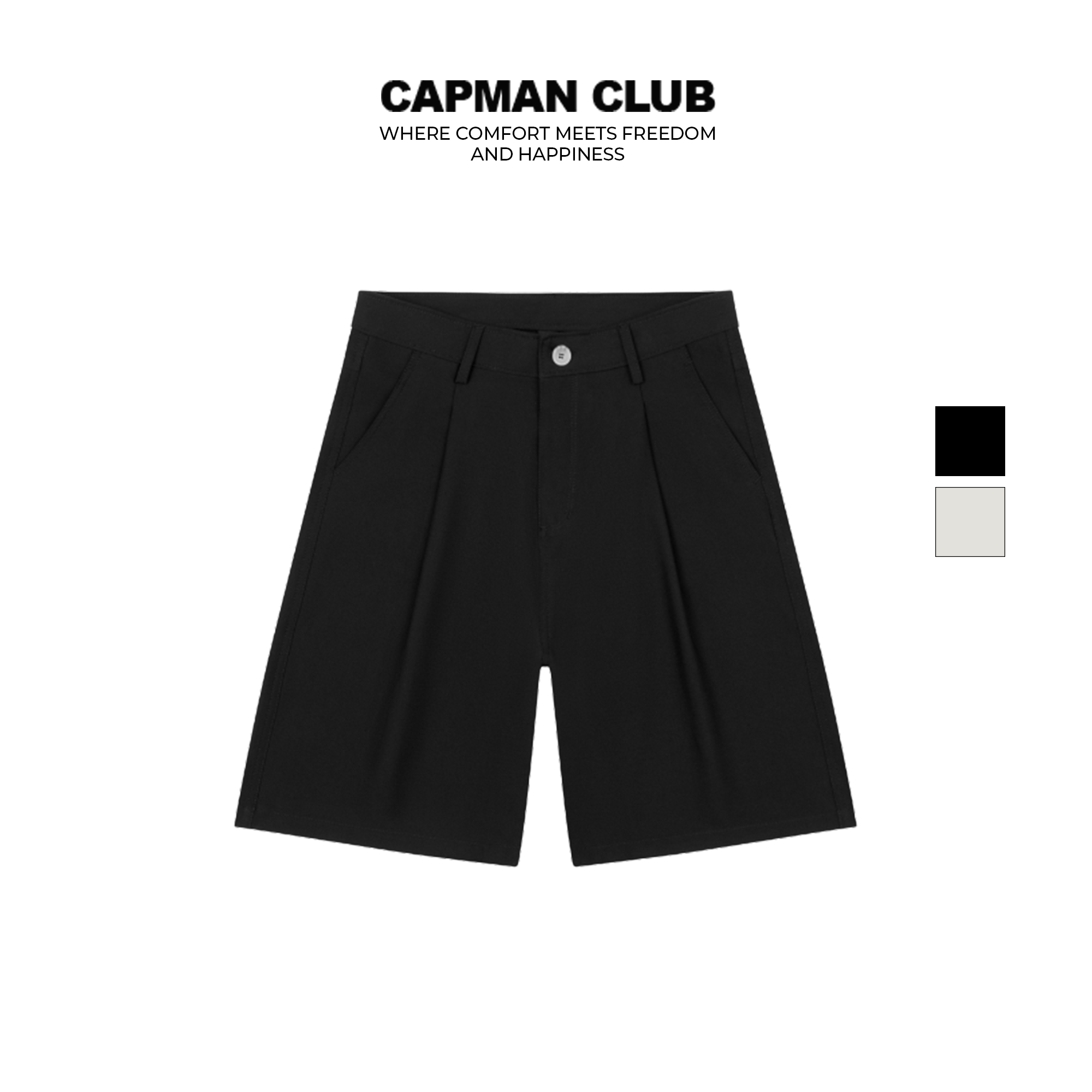 Quần short DYCE form lửng 2 màu, ống rộng thoải mái phù hợp cho cả nam và nữ