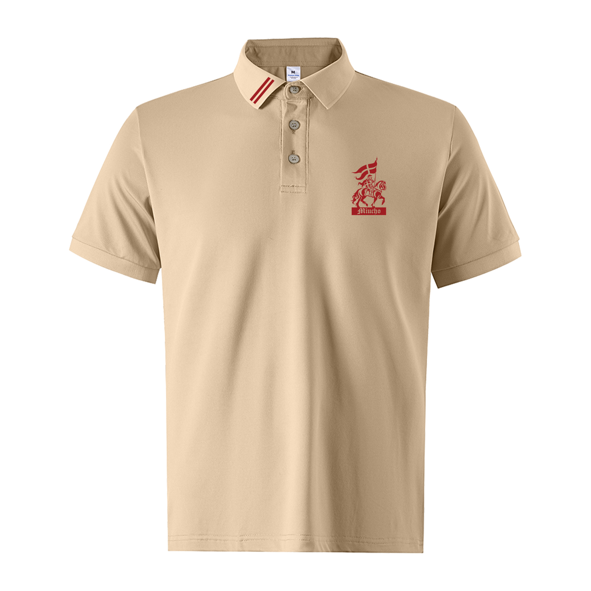 Áo polo nam form vừa regular vải cá sấu đứng form thoáng mát 1836 Miucho Iconic in basic_thumbnail_14