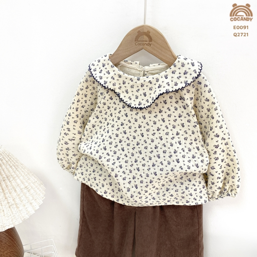 Áo dài BE hoa nhí xanh cổ sóng_thumbnail_1