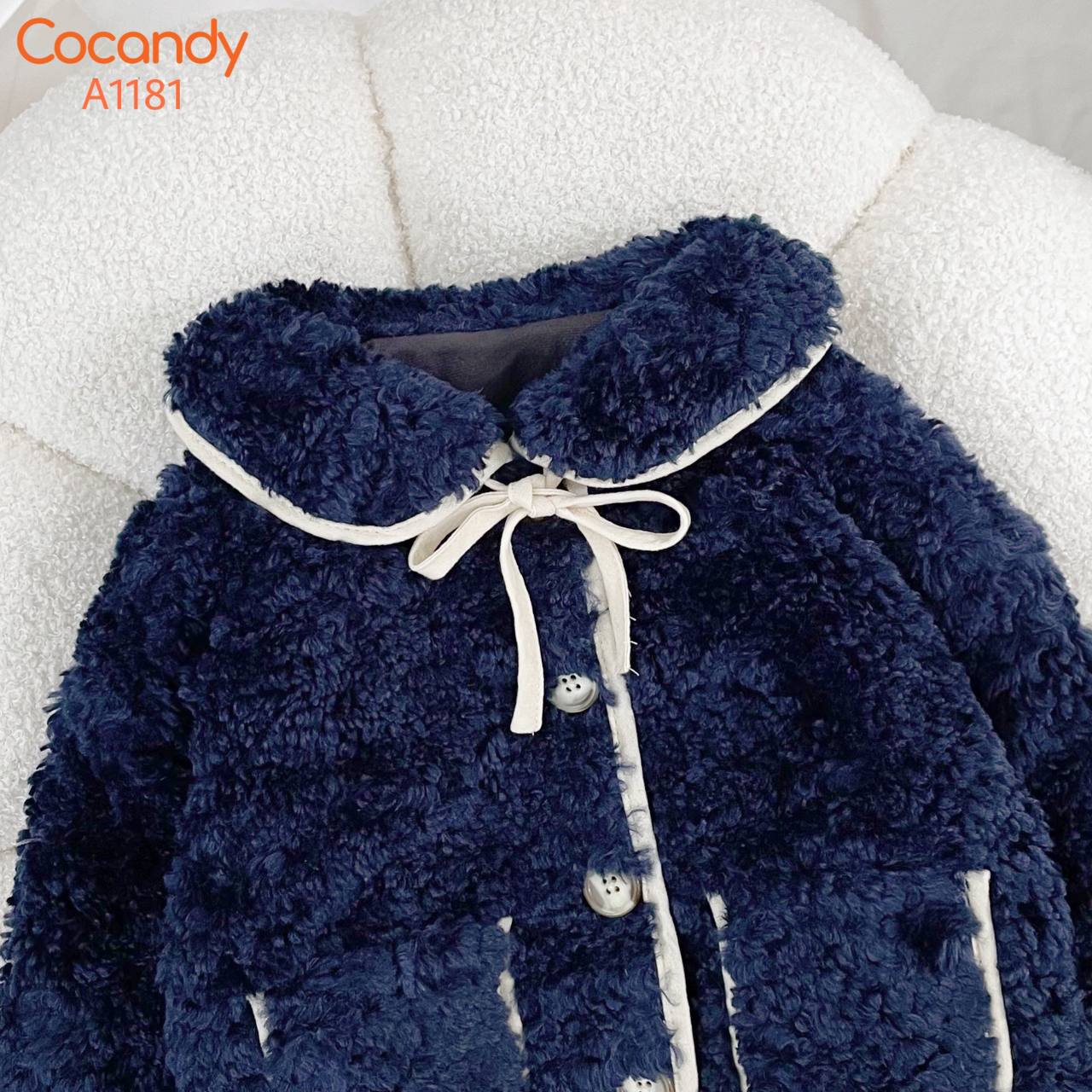 Áo khoác lông XANH THAN viền BE_thumbnail_4