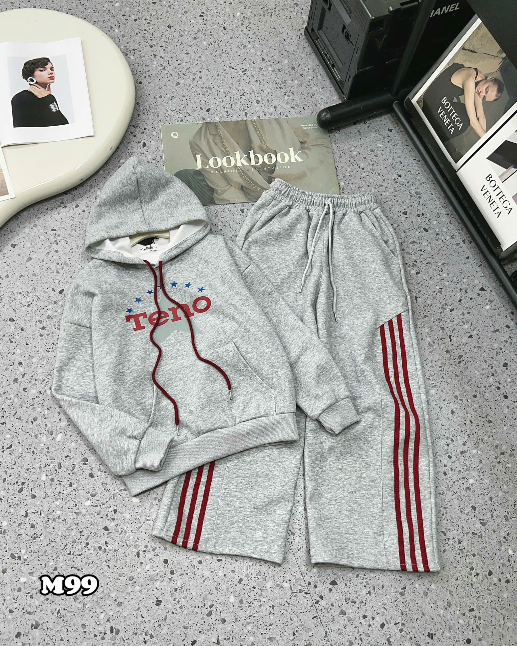 [M99] Sét nỉ sao CJB có mũ TENO