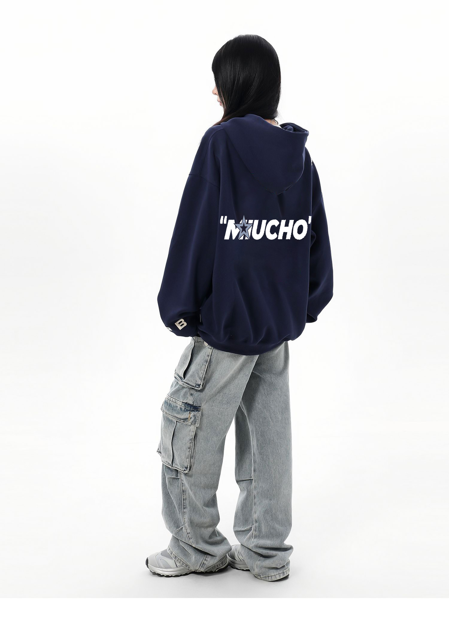 Áo hoodie zip local brand HZD1588 Miucho vải nỉ chân cua dày dặn mủ rộng in typography_thumbnail_5