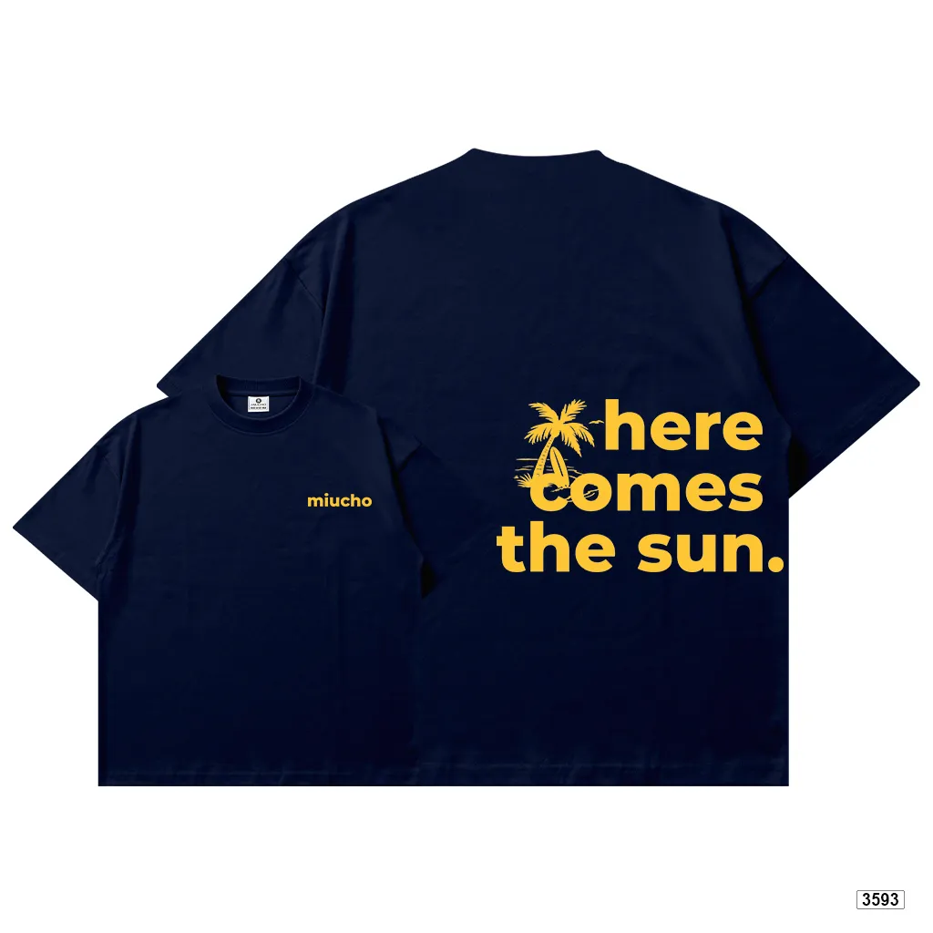 Áo thun boxy nam nữ Here Comes The Sun Miucho 3593_thumbnail_15