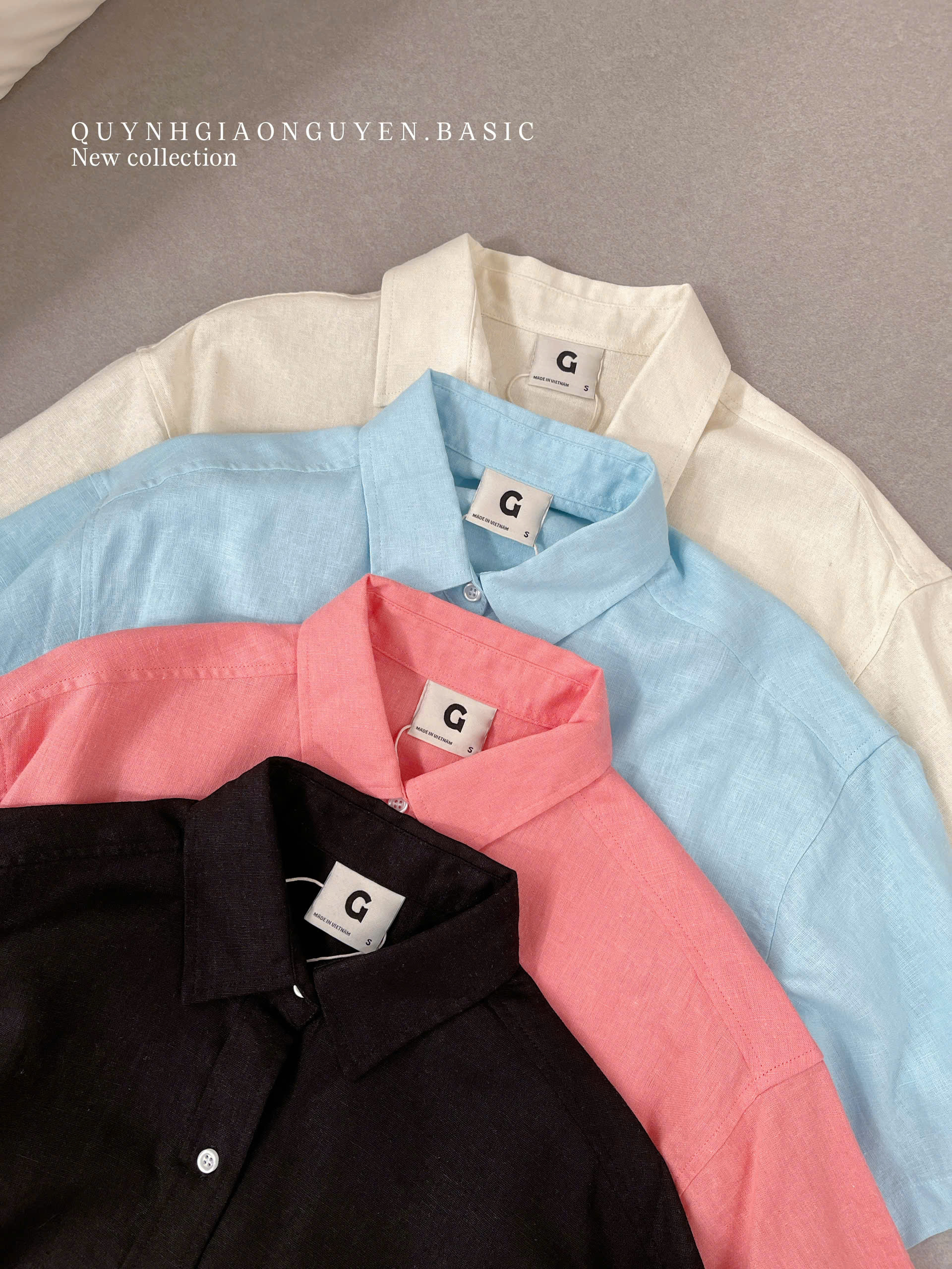 Áo sơmi linen tay ngắn ( XANH )_thumbnail_16