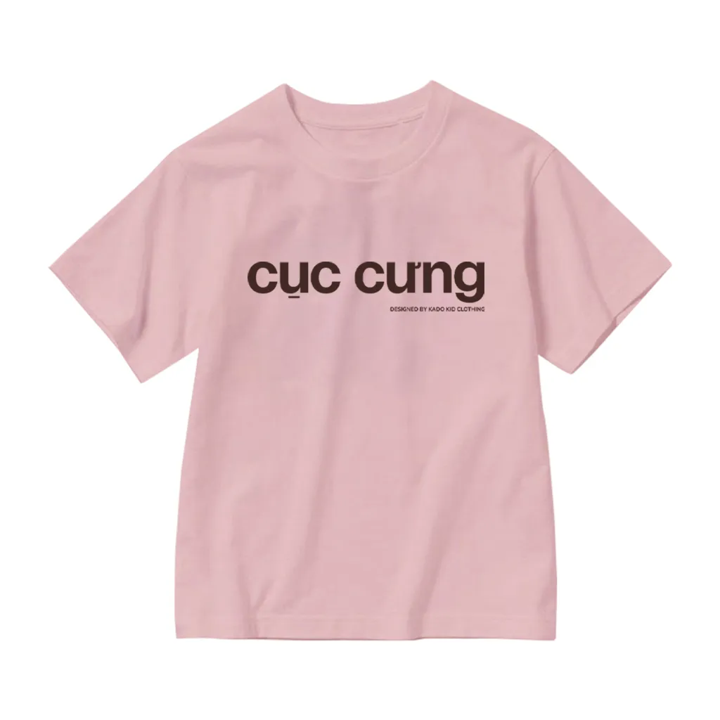 Áo thun kid basic form rộng Kado vải cotton thoáng mát thoải mái cả ngày in typography 2898_thumbnail_10