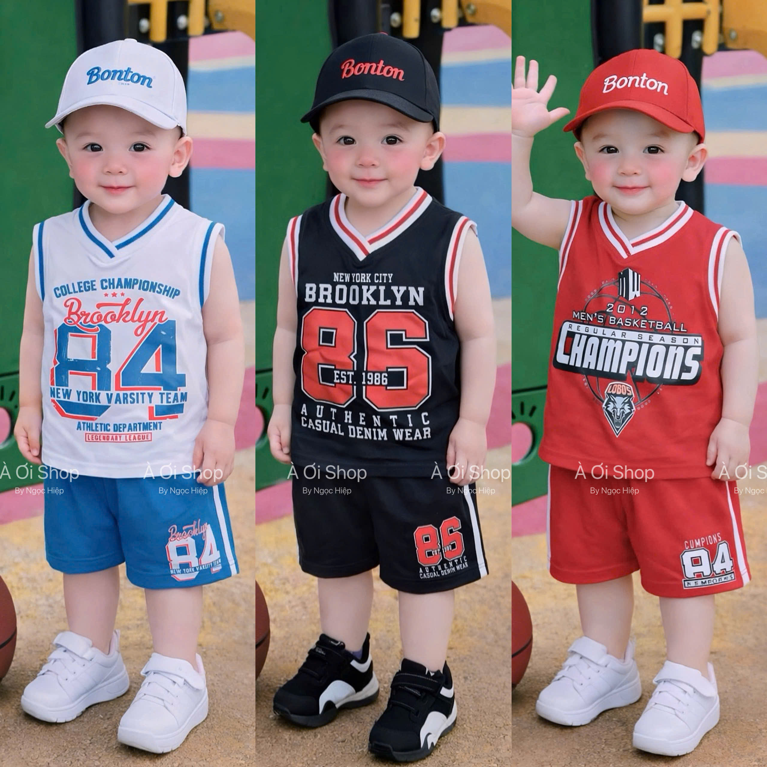 N79 SET 3 BỘ BA LỖ THỂ THAO SỐ VÀ CHỮ - A100.350