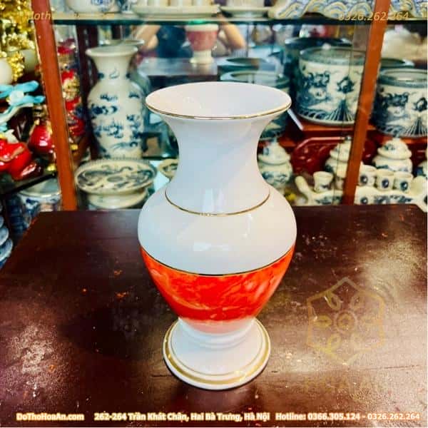 Lọ Hoa Vân Đá Đỏ1