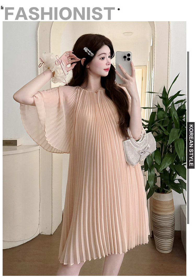 Váy Xếp Ly Dáng Rộng Thanh Lịch Hàn Quốc_thumbnail_5