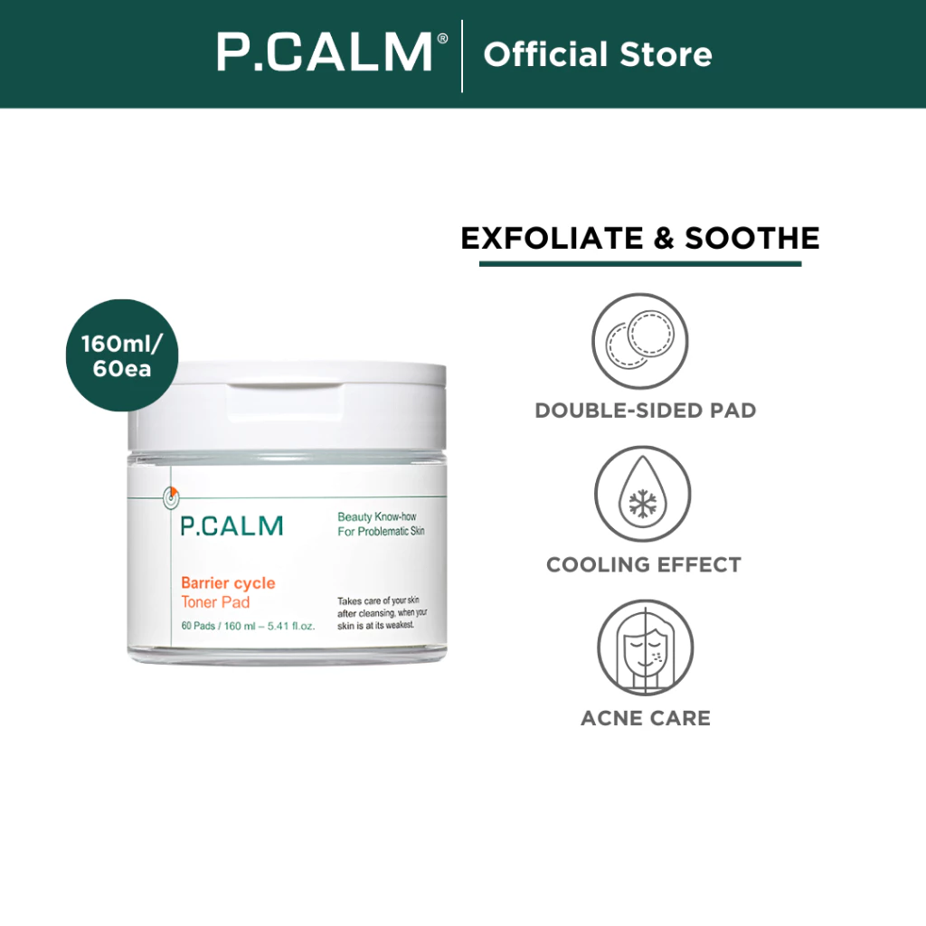 P.calm Barrier Cycle Toner Pad 60 pads 160ml_thumbnail_2