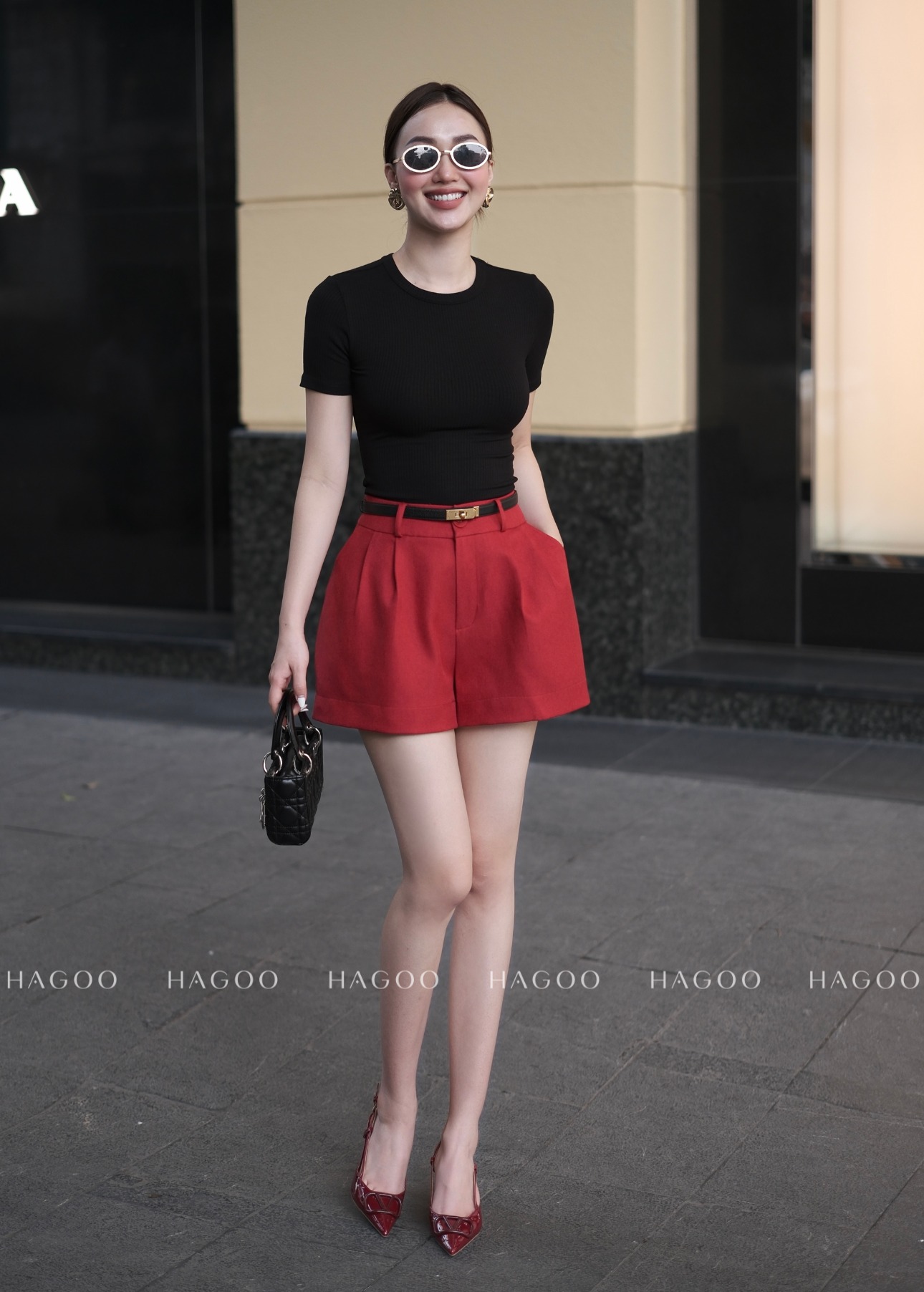 Áo thun cotton cộc tay HAGOO