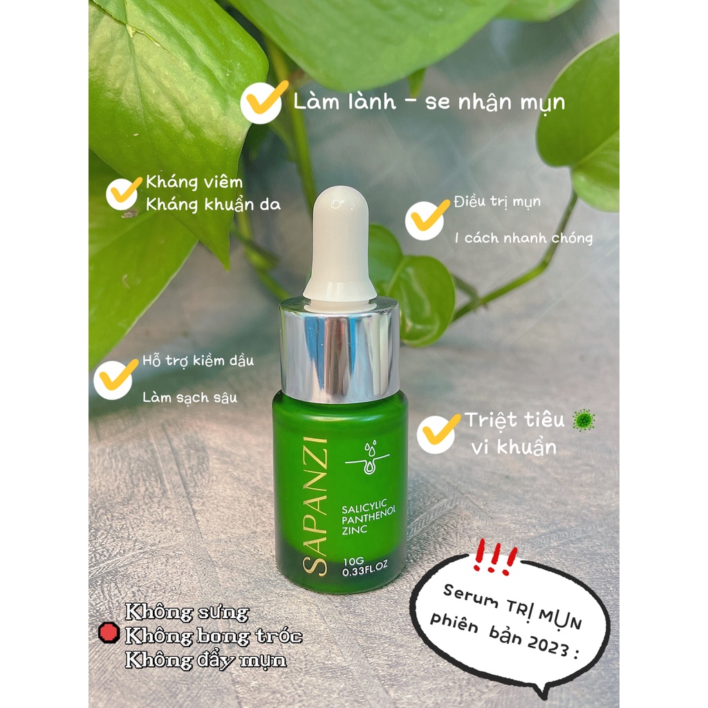 Serum Chăm Sóc Da Mụn Mờ Thâm LURCINN SAPANZI Prevent Acne 10ml_thumbnail_4
